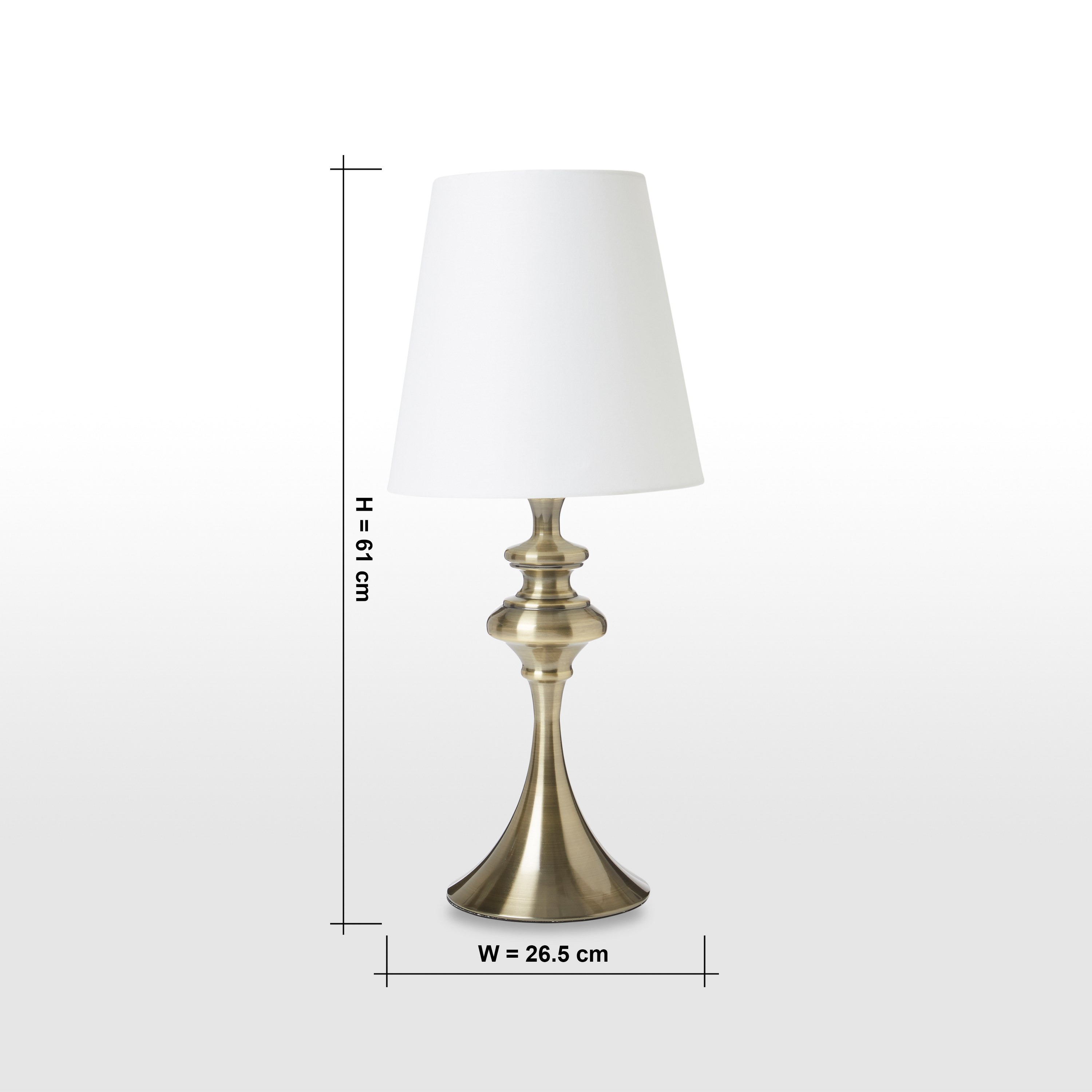 Loreley Metal Table Lamp - 61 cm-household-lighting-tableanddesklamps-image-5