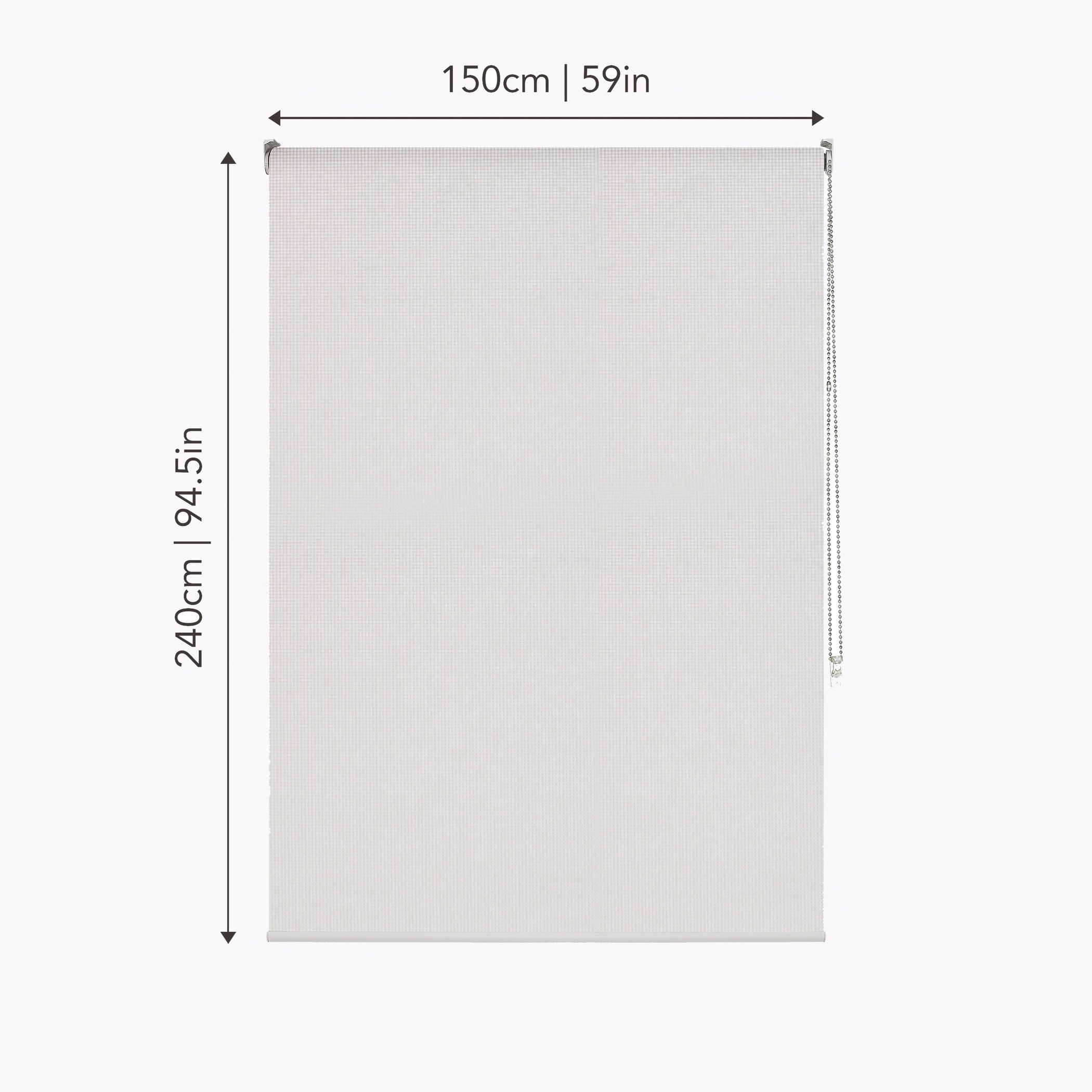 Sunscreen Roller Blind - 240x150 cm-household-windows-blinds-image-9