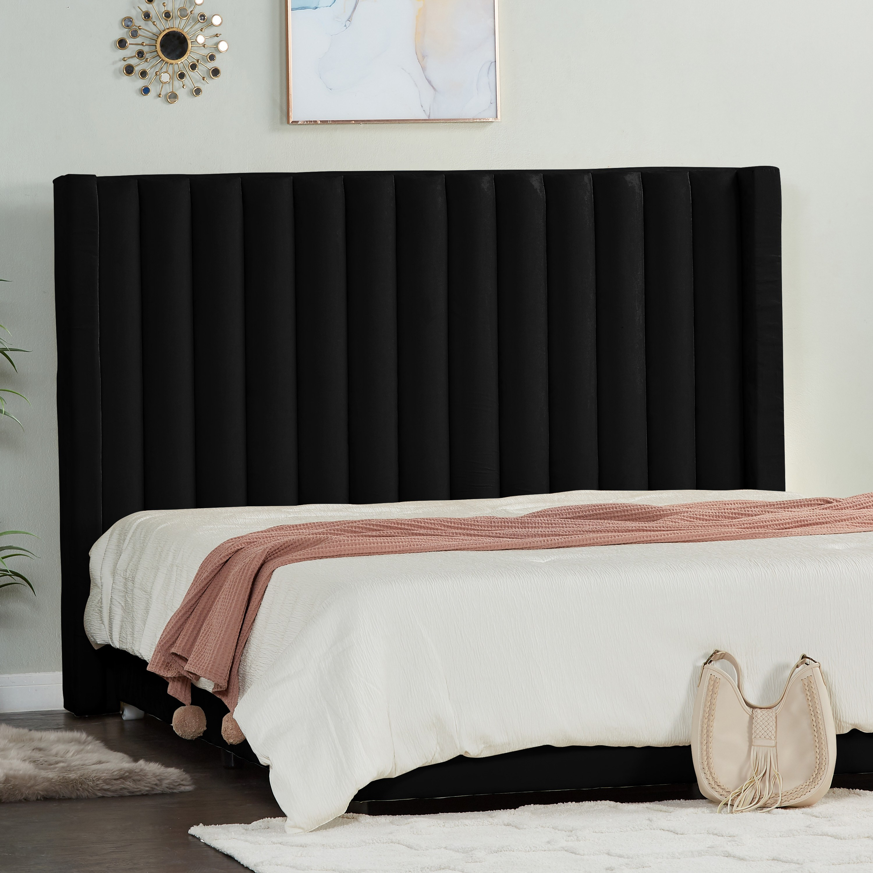 Colette Stripe Queen Headboard - 155 cm