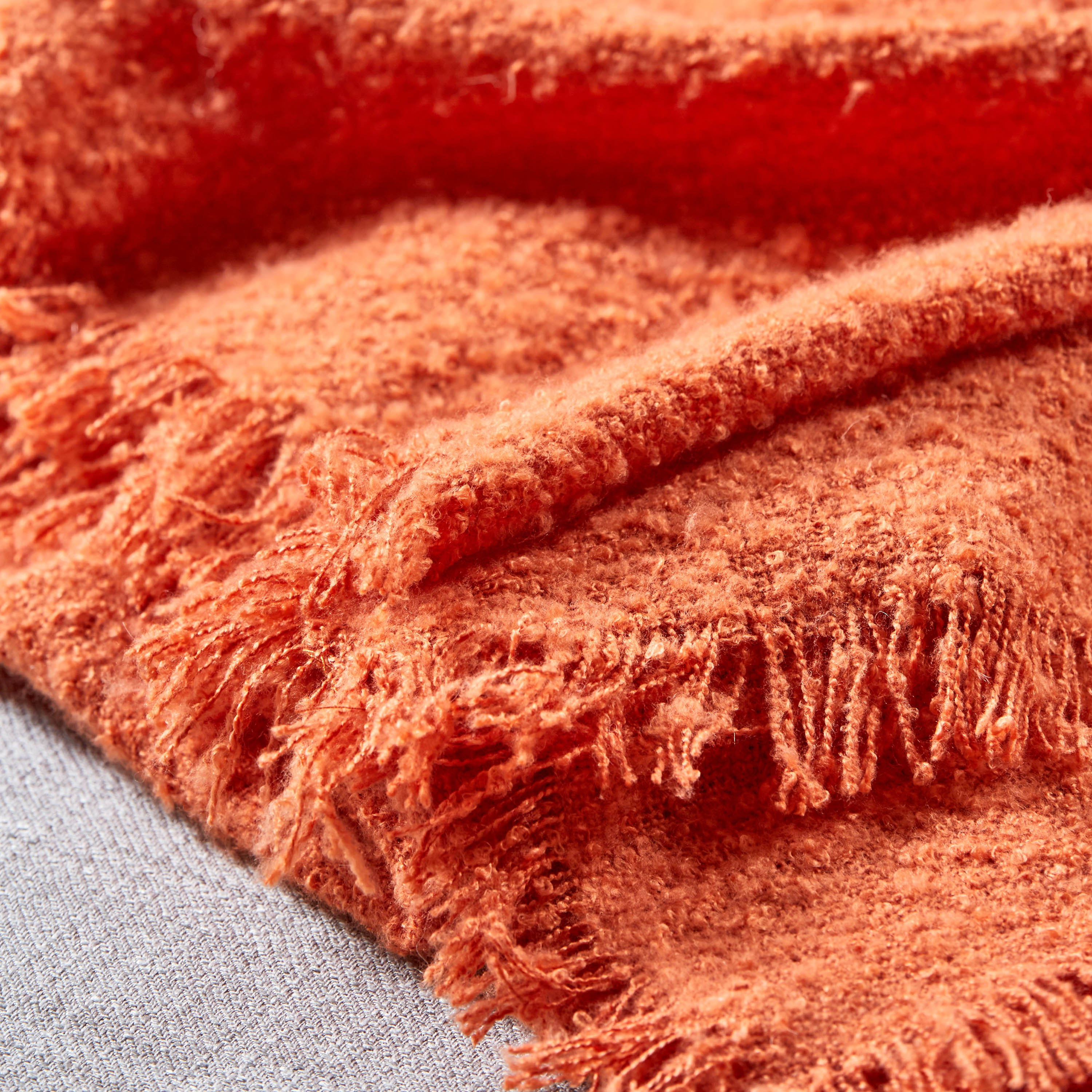 Boucle Textured Throw - 130x170 cm-household-bedding-blankets-image-3