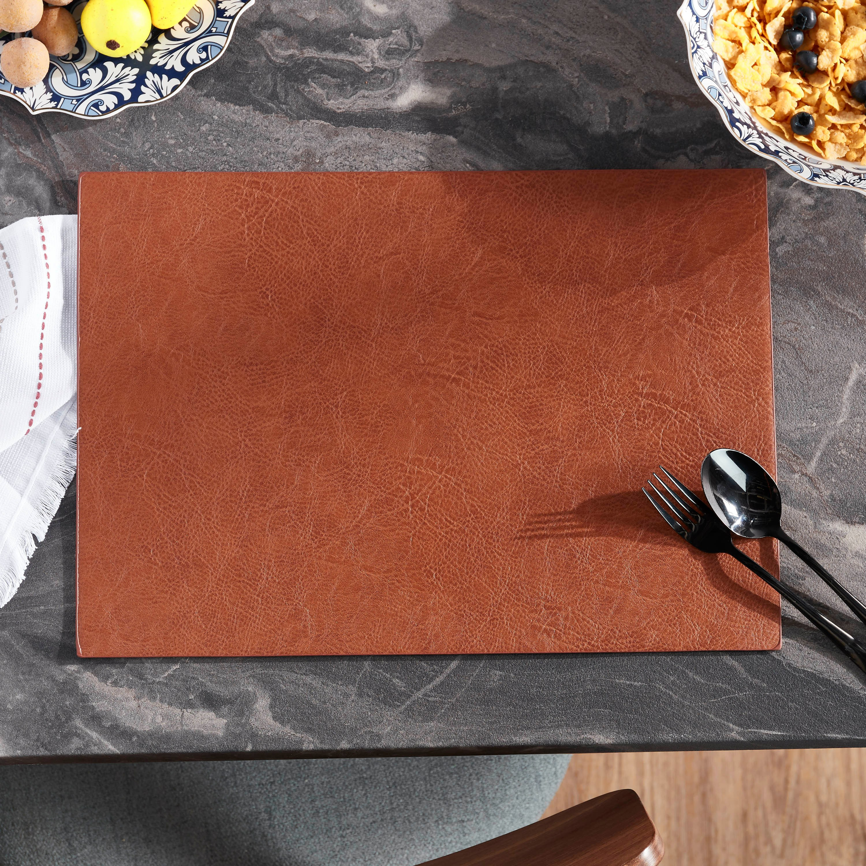 Leather Look Placemat-household-dining-tablelinen-placemats-image-1