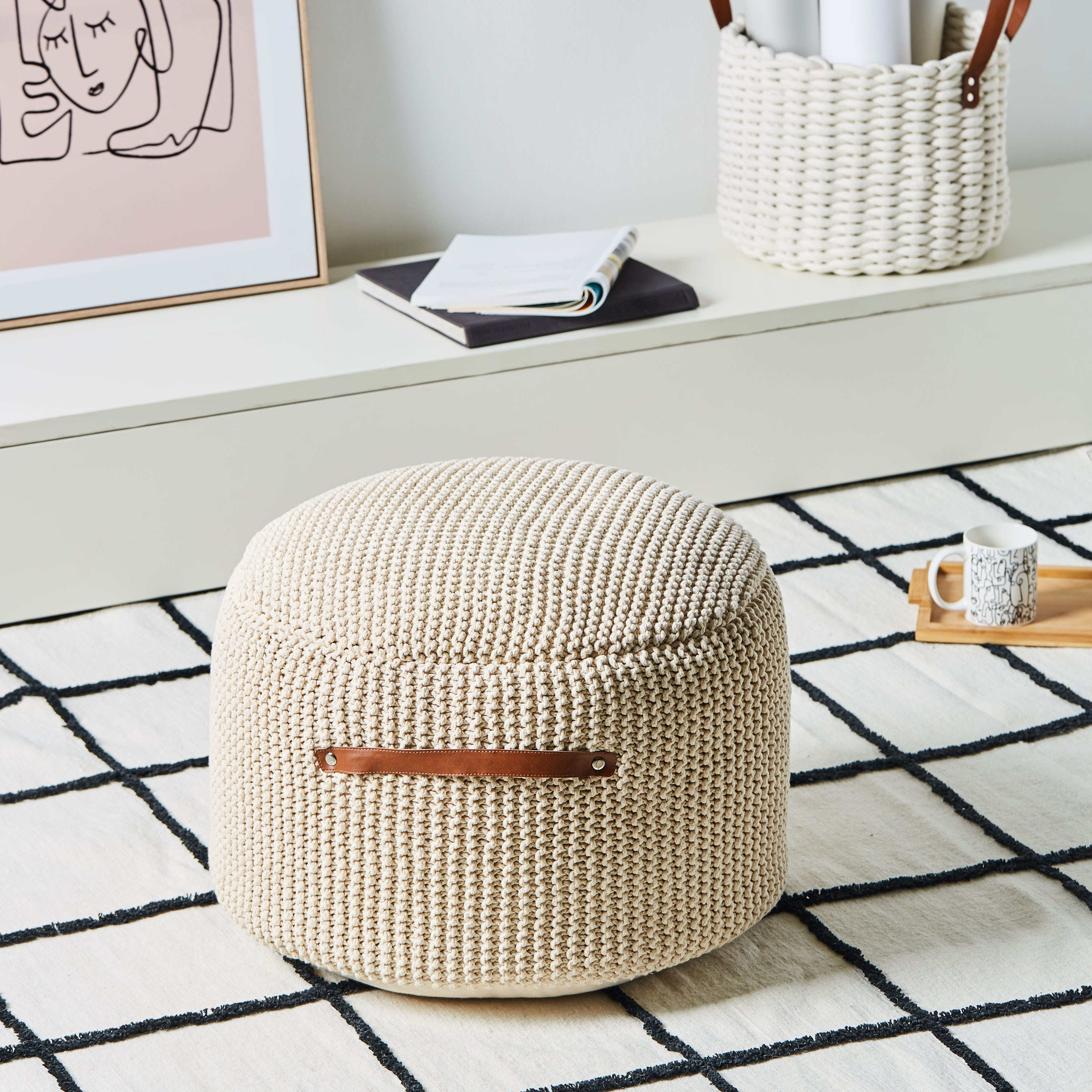 Ottoman pouffe deals