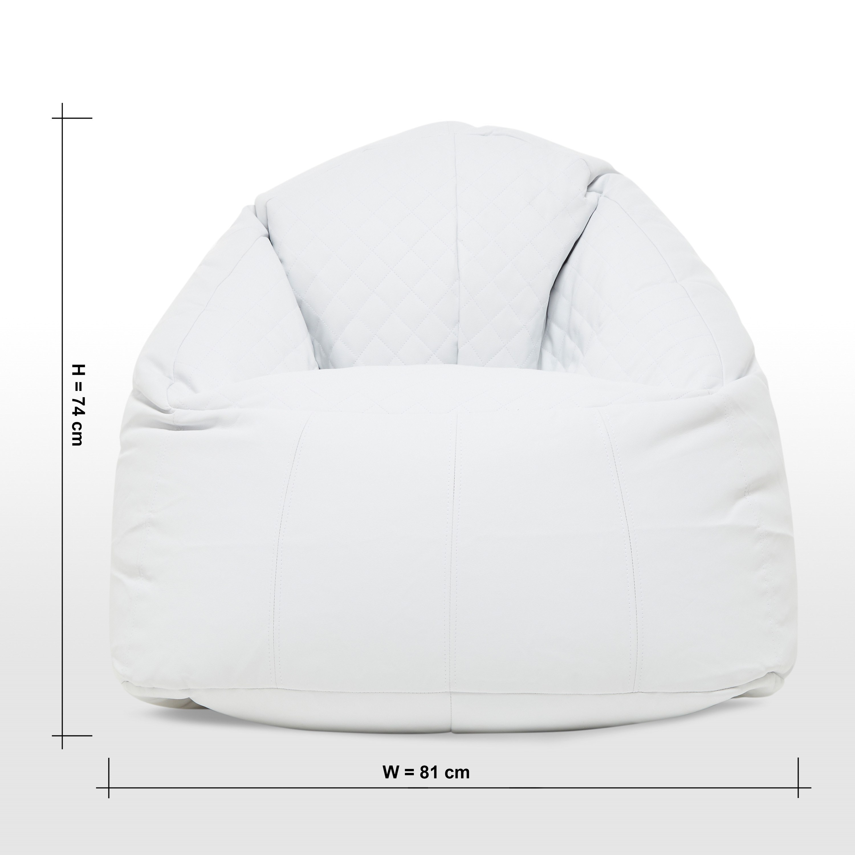 Cheap white bean bag chair hot sale