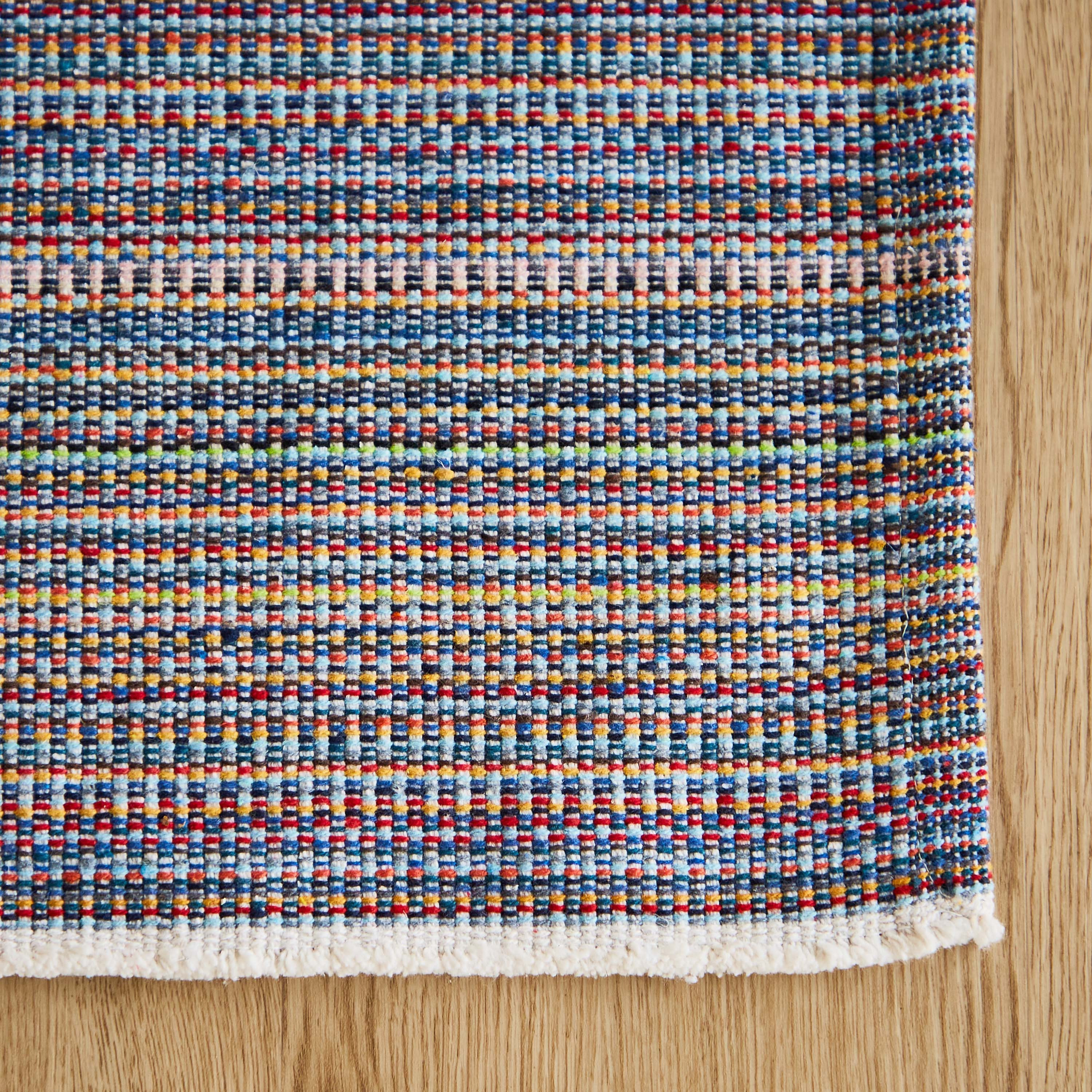 Stria Dhurrie - 50x80 cm, Assorted Colours-household-rugsandcarpets-rugs-image-3
