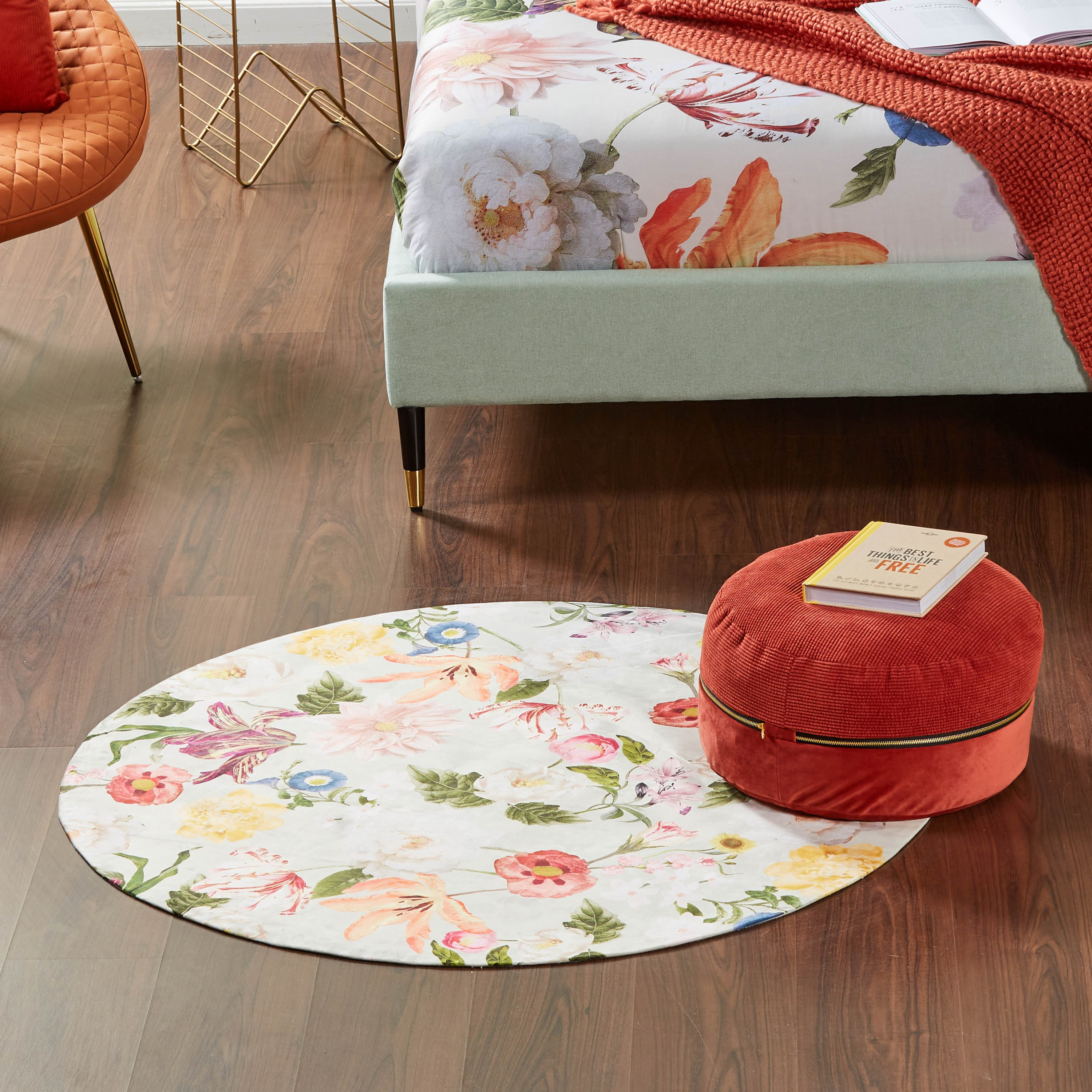 Shop Maison Lush Velvet Rug - 120 cm | Home Centre UAE