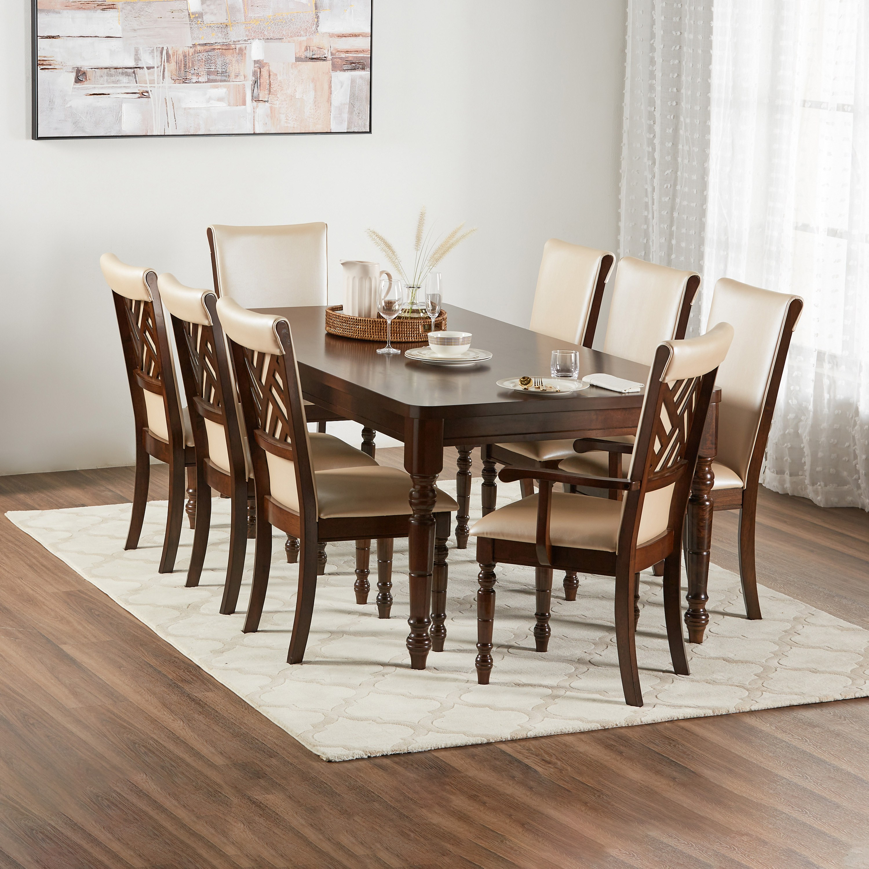 home centre dining table 8 seater