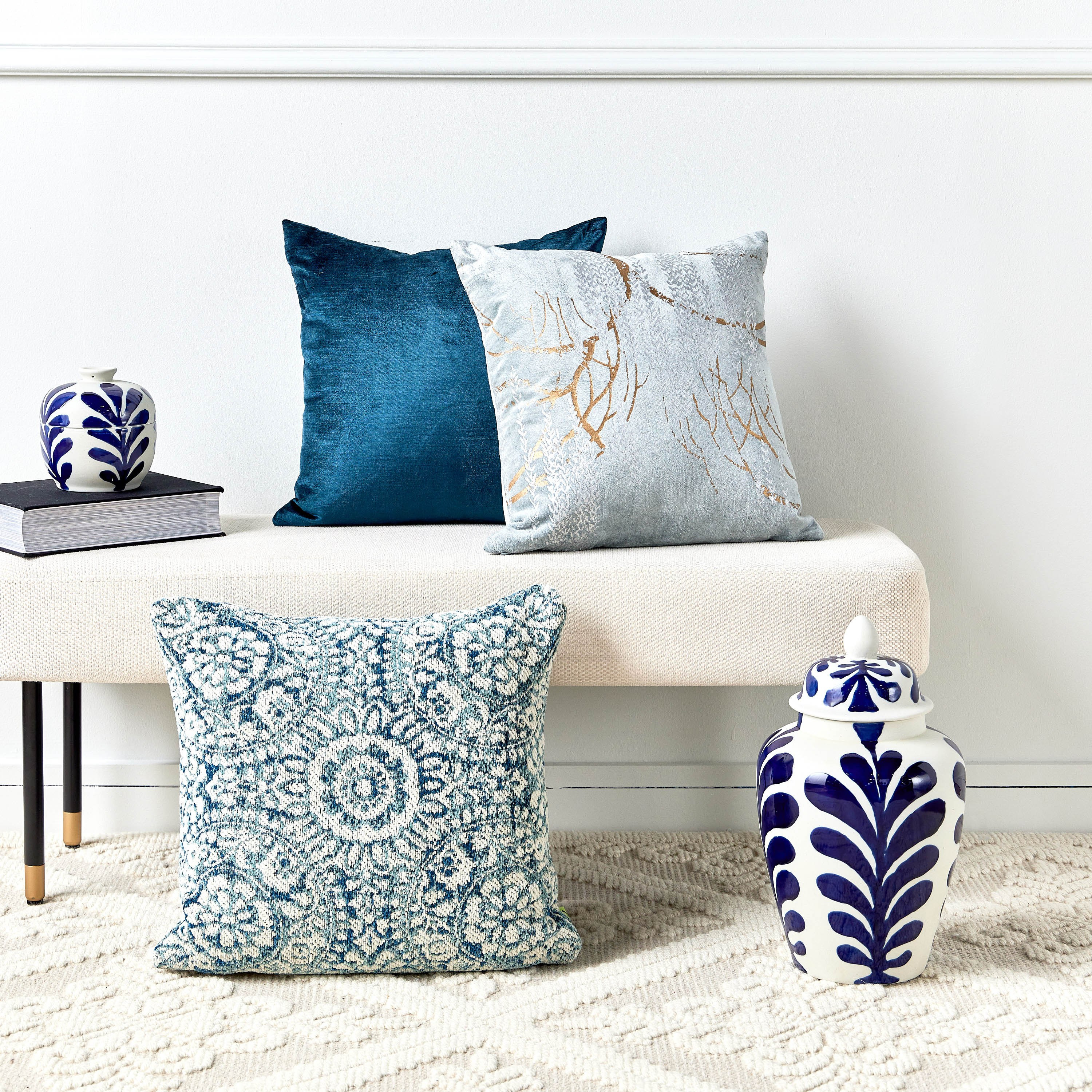 Dupion Cushion Cover - 45x45 cm-household-cushionsandthrows-cushioncovers-image-4