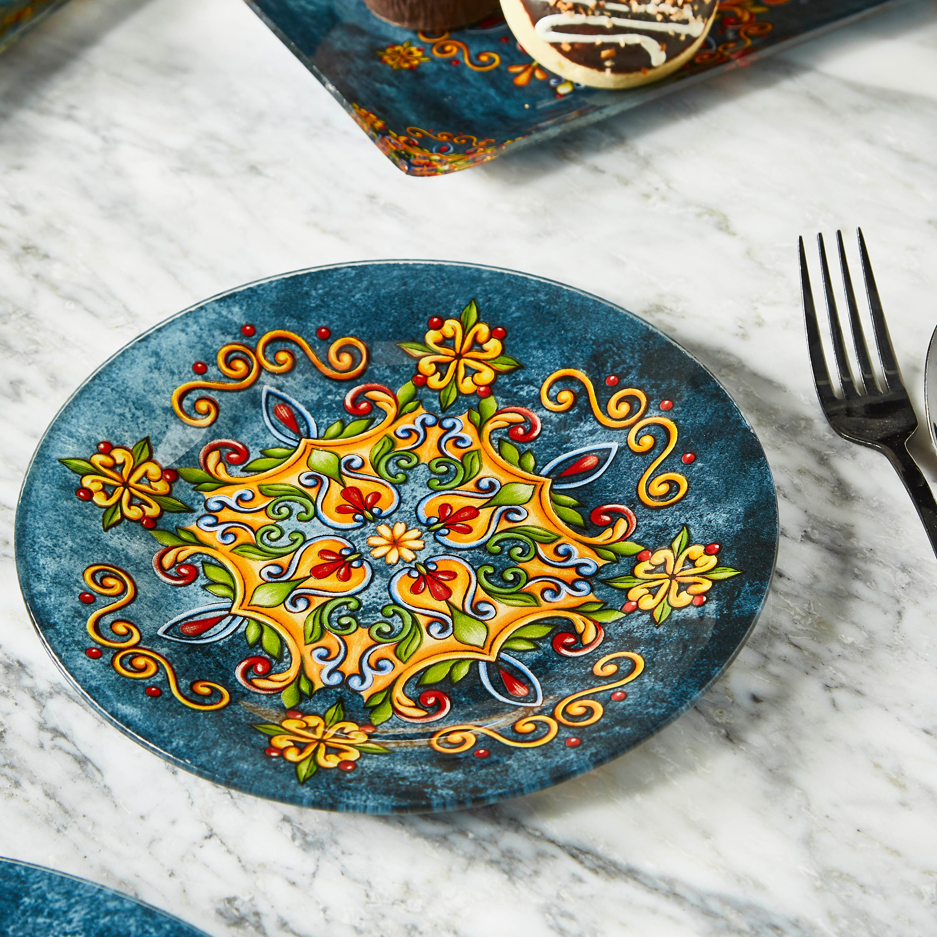Adro Serving Plate - 20 cm-household-dining-serveware-servingplatters-image-1