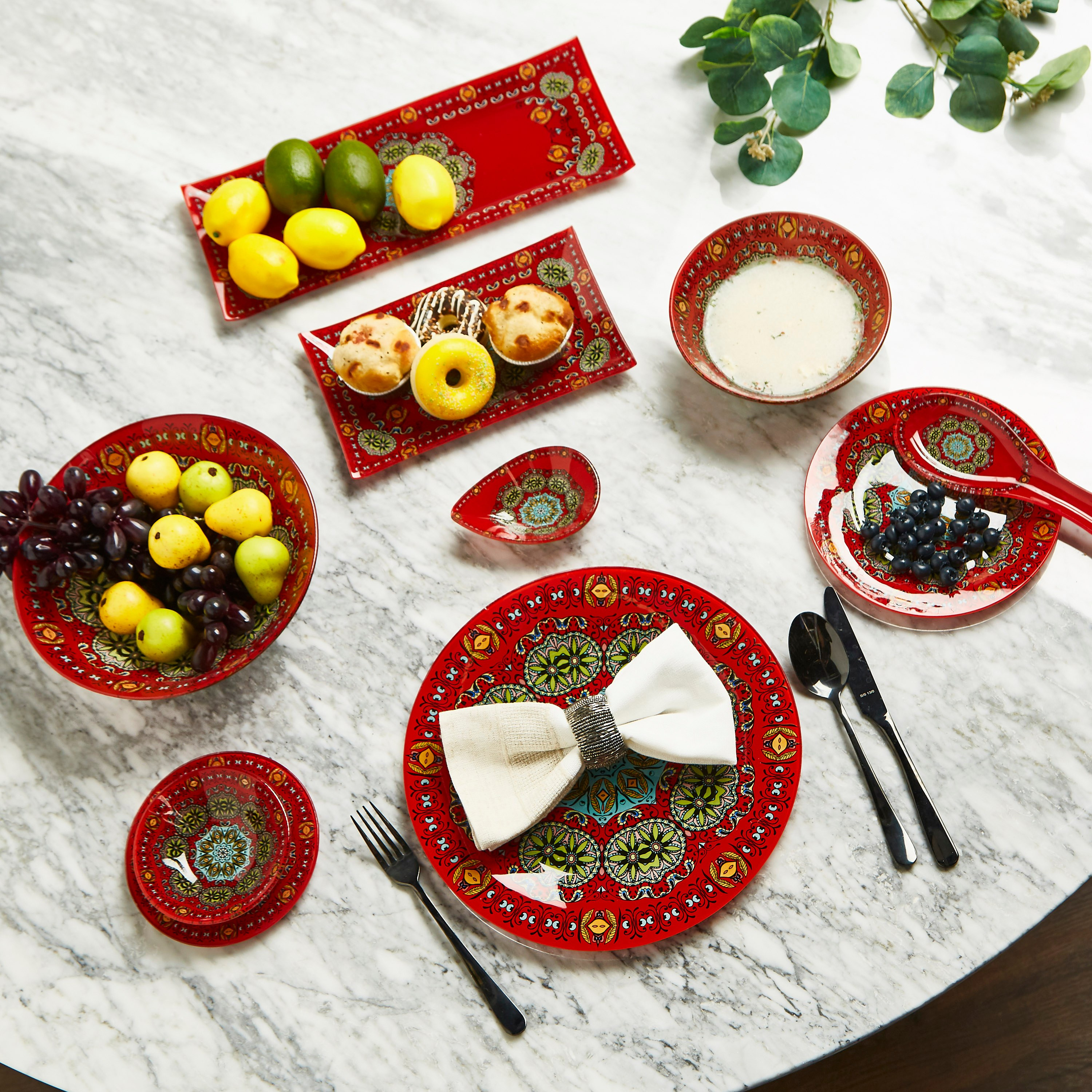 Christmas glass clearance platters