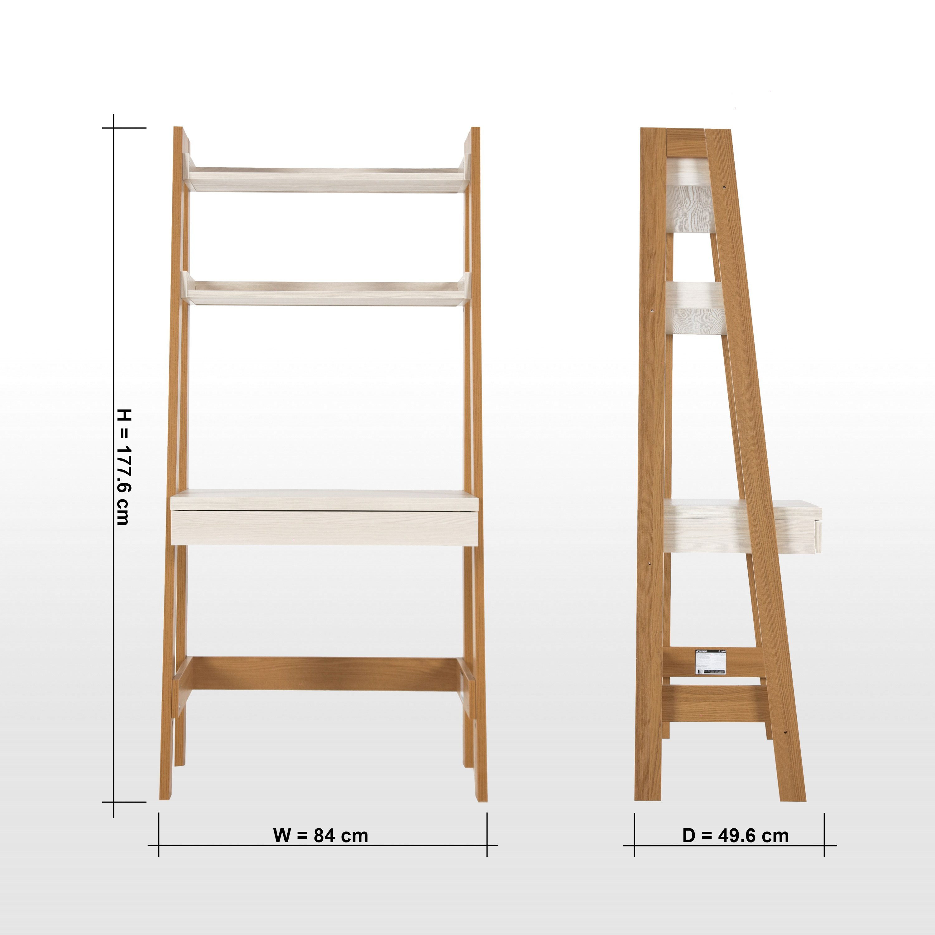 مكتب حائط بدرج وأرفف - داني-babyandkids-roomfurniture-studydesks-image-5