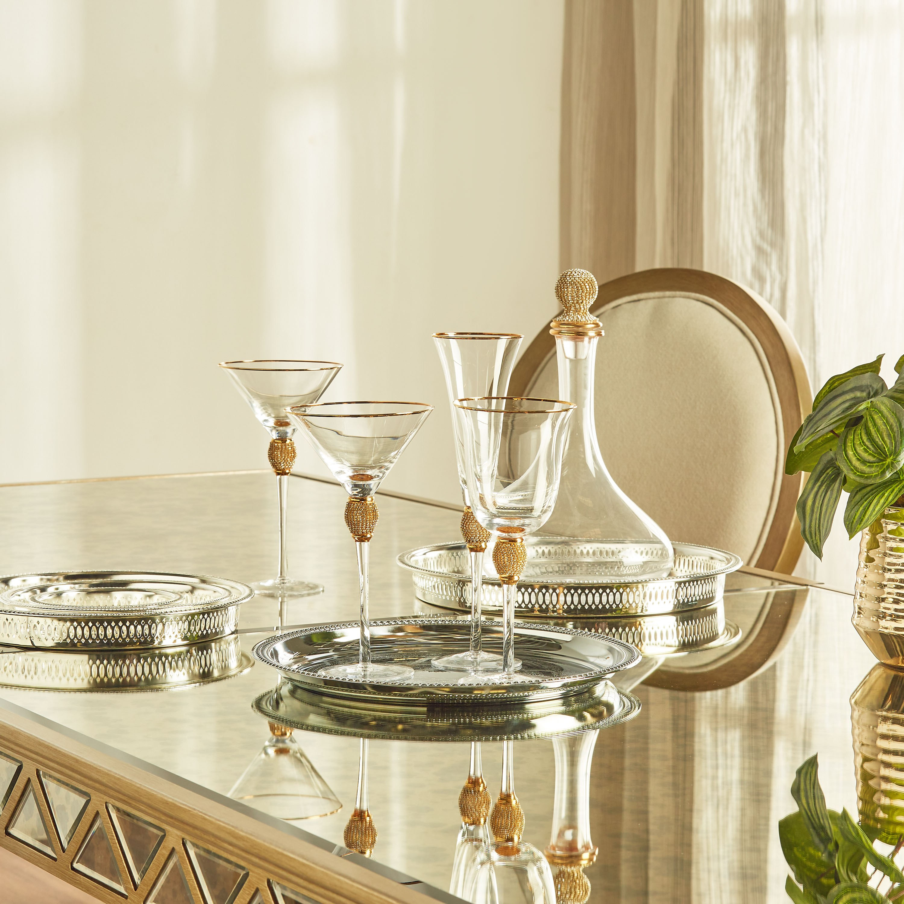 Morinda 4-Piece Stemware Glass Set - 350 ml-household-dining-glassware-stemware-image-5
