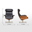 كرسي بمسند ذراع جلد مع مسند قدم - روبين-furniture-sofaandseating-armchairs-image-13