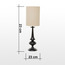 مصباح طاولة معدني - 71 سم - أجيت-household-lighting-tableanddesklamps-image-2
