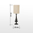 مصباح طاولة معدني - 71 سم - أجيت-household-lighting-tableanddesklamps-image-1