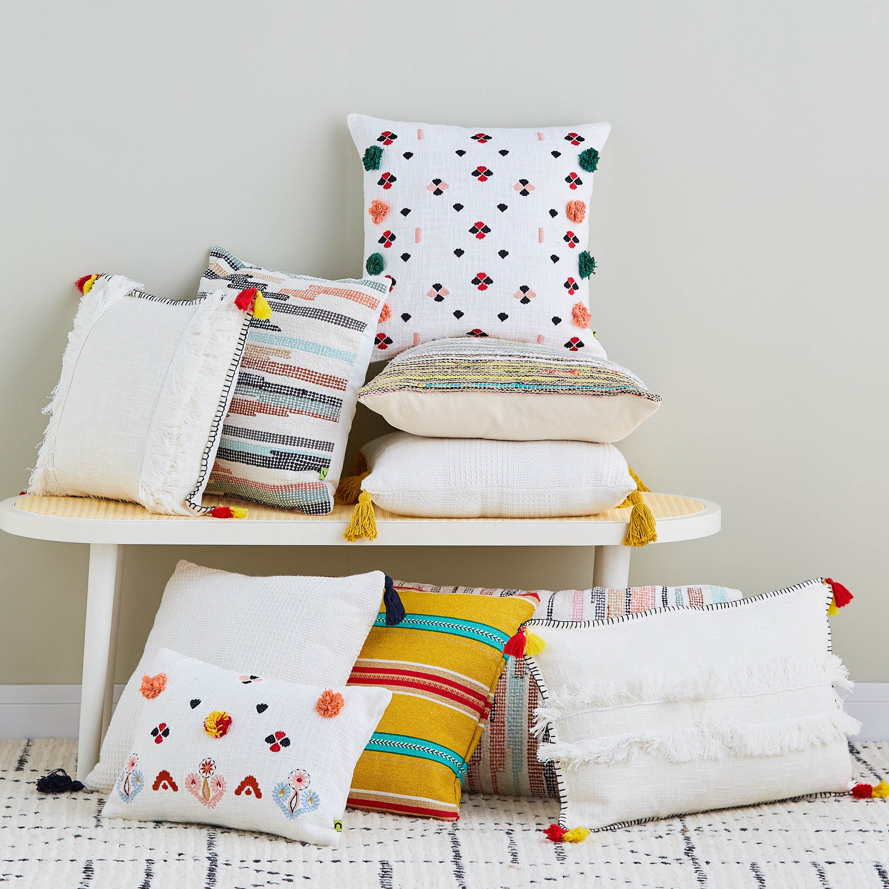 Cushions clearance and throws