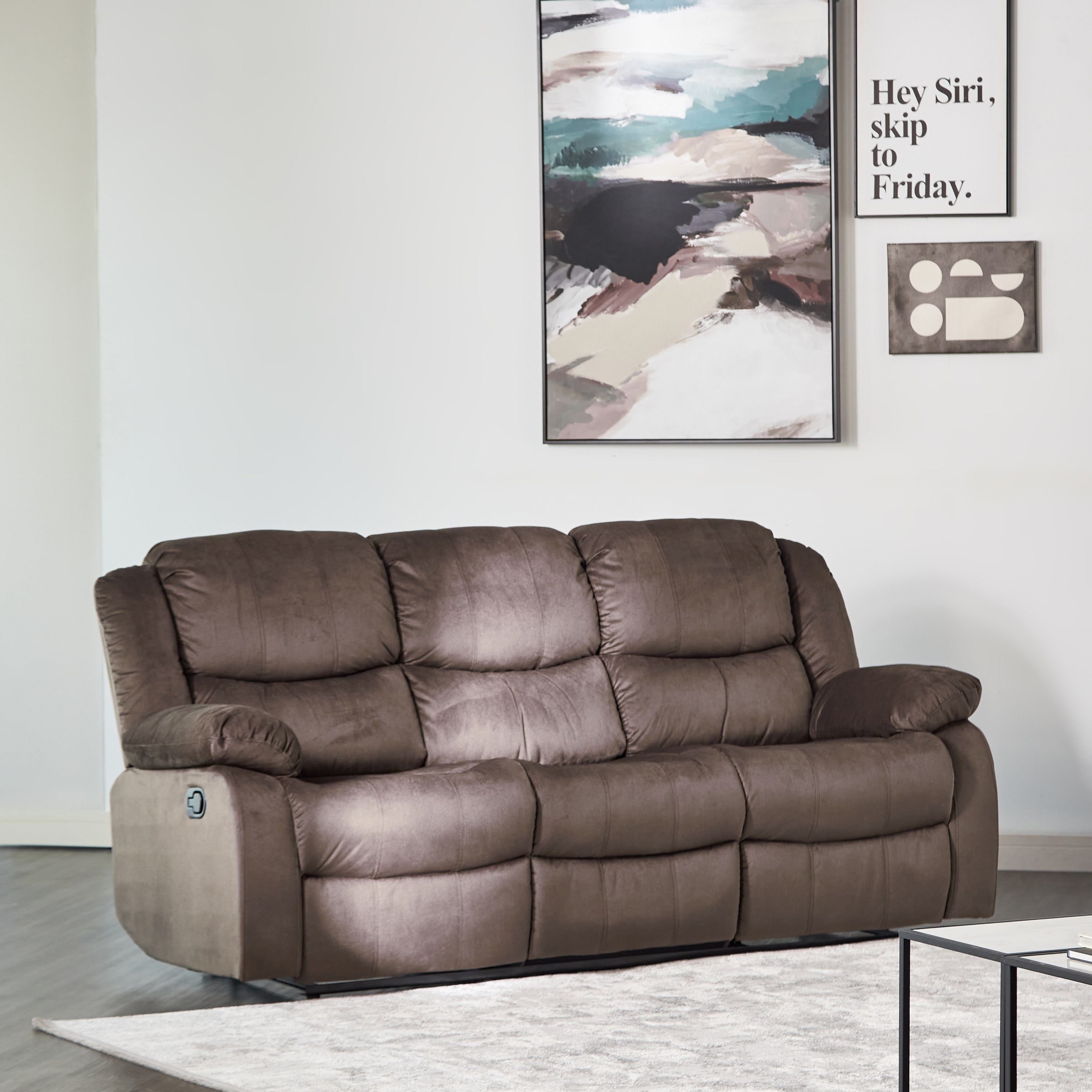 Recliner three deals seater sofa