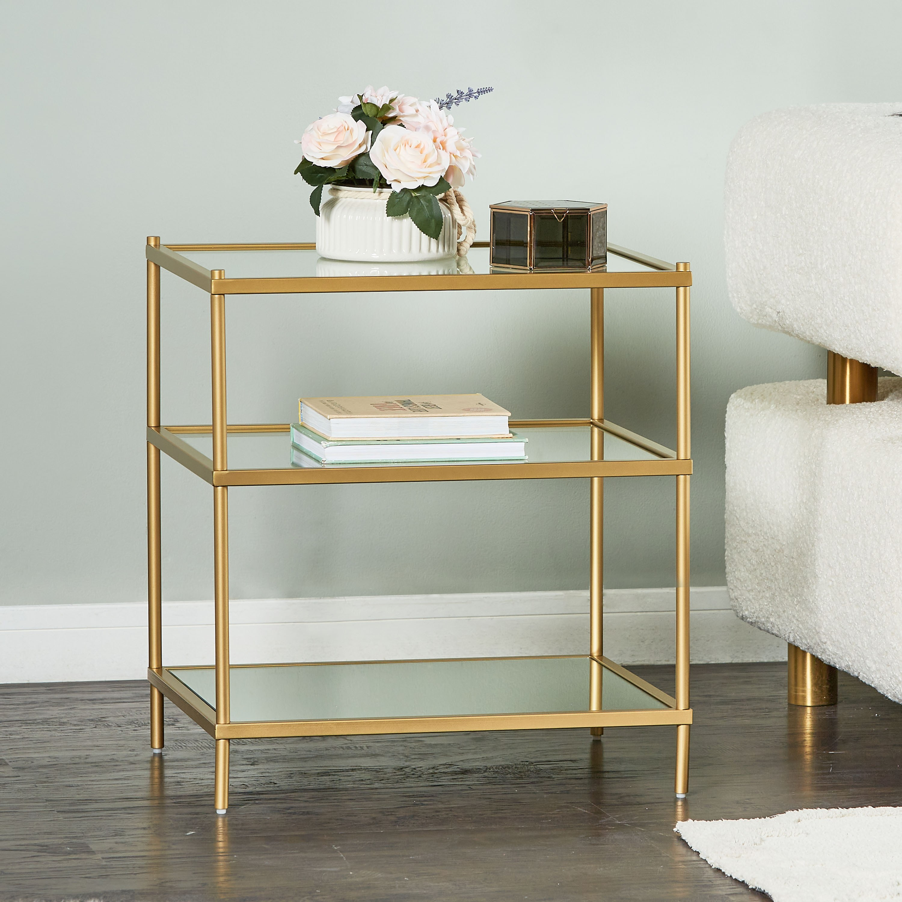 Gold deals accent table