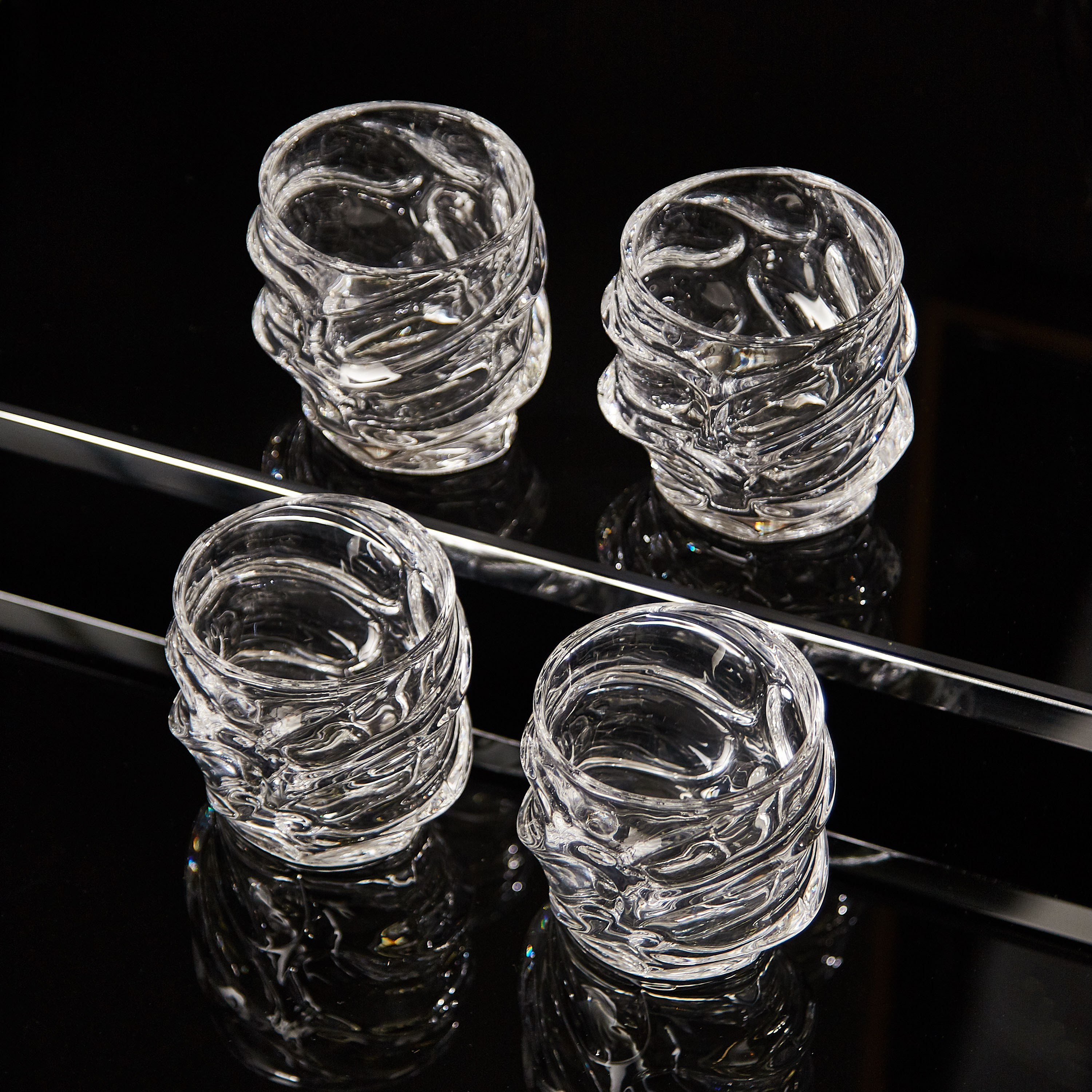 Ergo 5-Piece Glass Decanter Set-household-dining-glassware-drinkingglasses-image-3