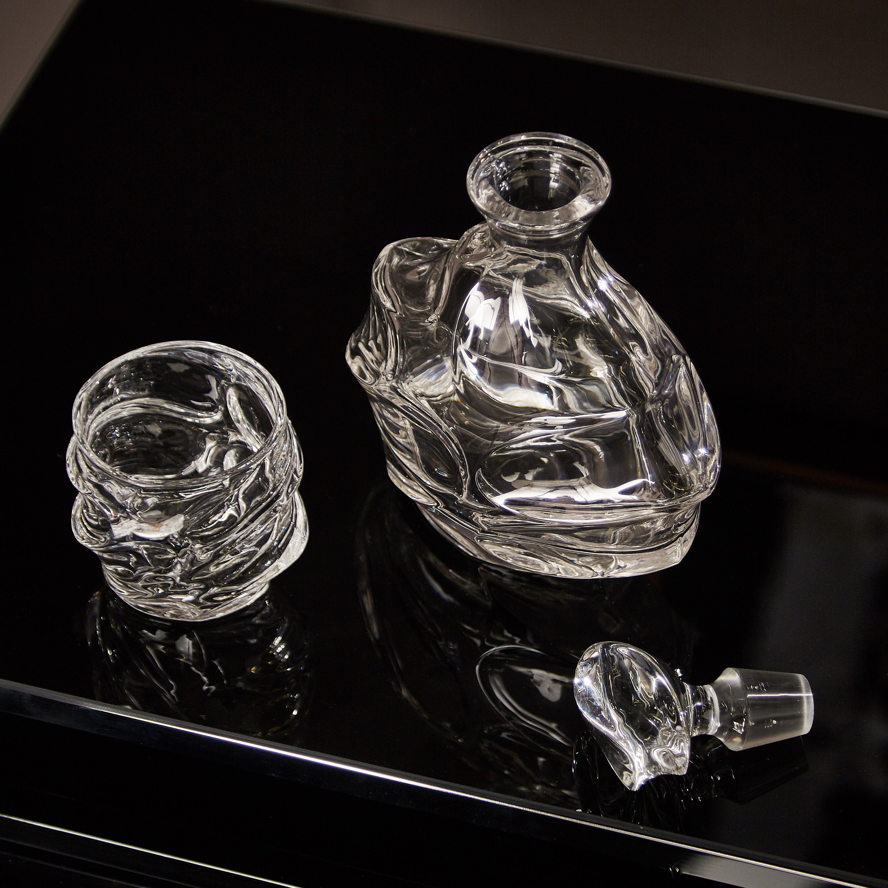 Ergo 5-Piece Glass Decanter Set-household-dining-glassware-drinkingglasses-image-4