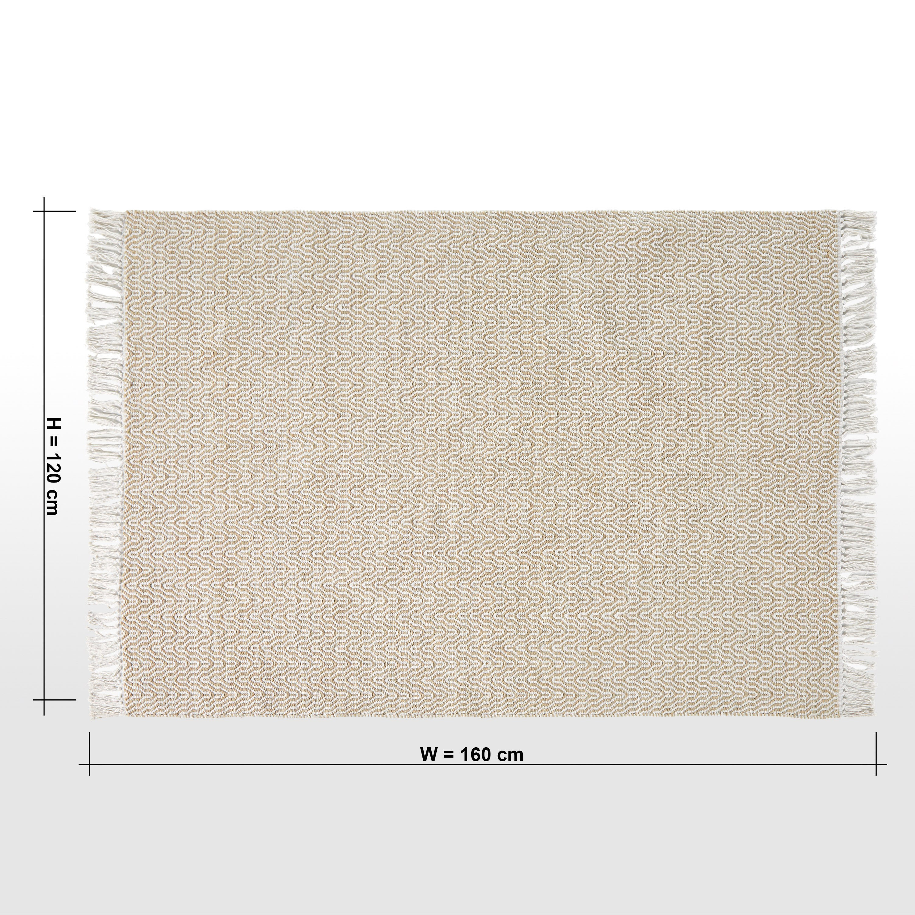 Leno Handwoven Dhurrie - 120x160 cm-household-rugsandcarpets-rugs-image-7