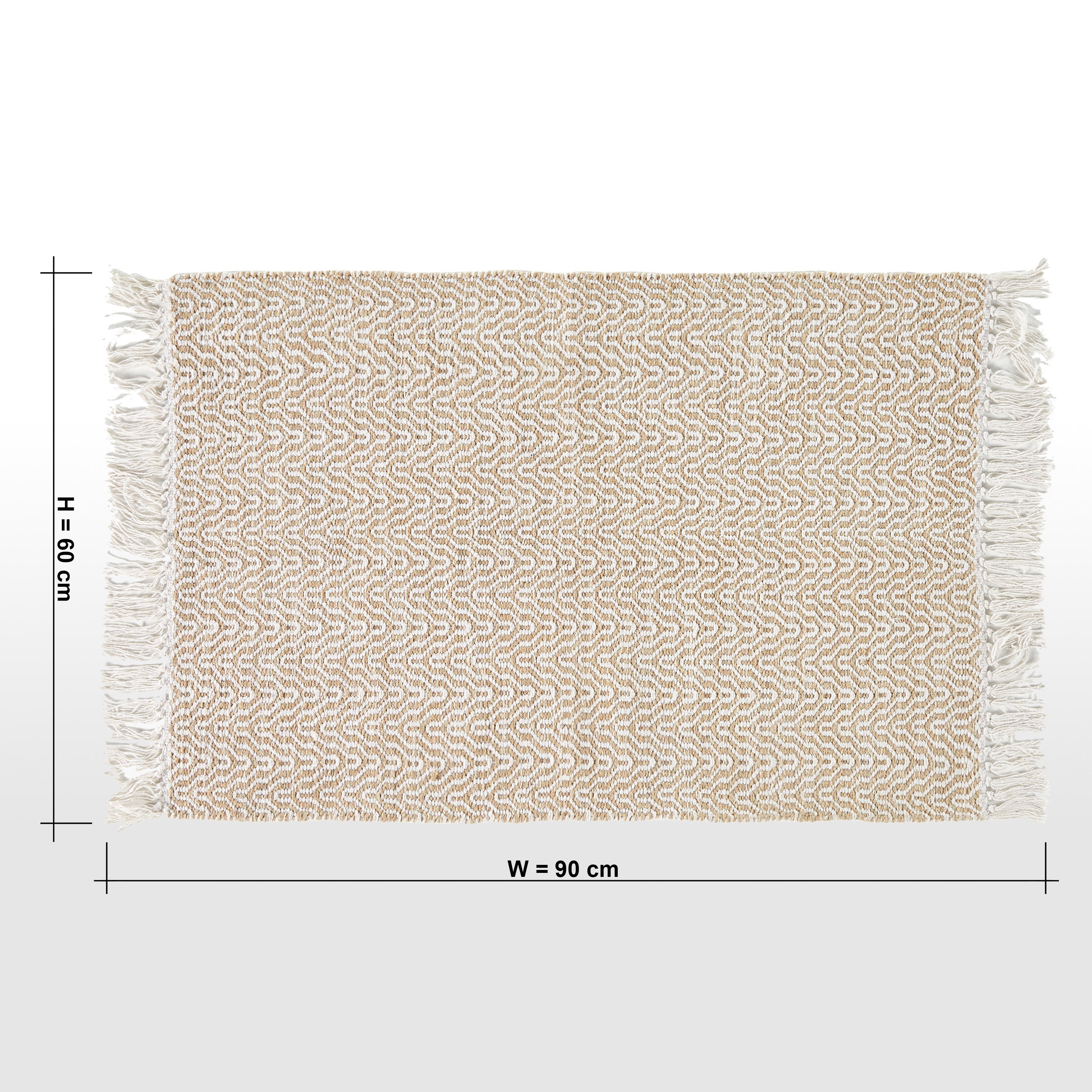 Leno Handwoven Dhurrie - 60x90 cm-household-rugsandcarpets-rugs-image-7