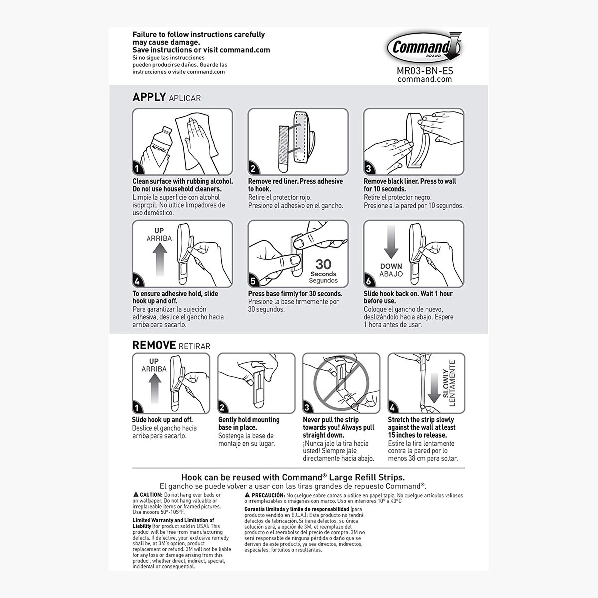 3M Command Modern Reflections Medium Hook-household-walldecorandmirrors-wallaccessories-image-3