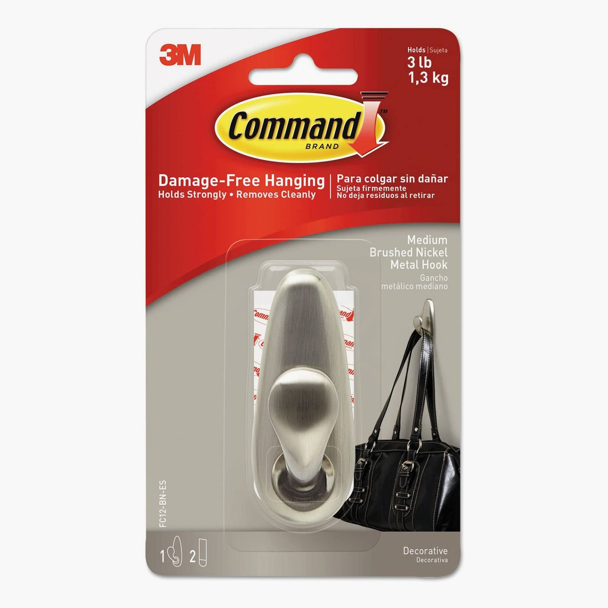 3M Command Forever Classic Medium Hook-household-walldecorandmirrors-wallaccessories-image-1