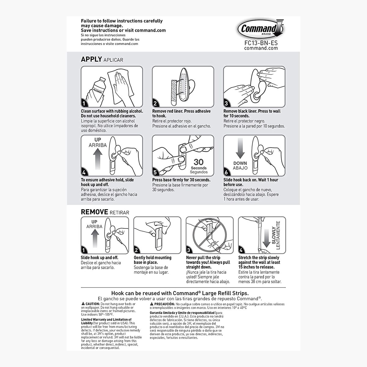 3M Command Forever Classic Medium Hook-household-walldecorandmirrors-wallaccessories-image-4