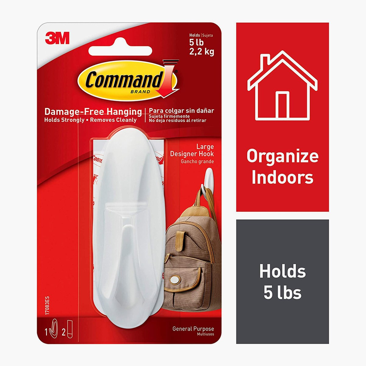 3M Command Large Designer Hook-household-walldecorandmirrors-wallaccessories-image-1