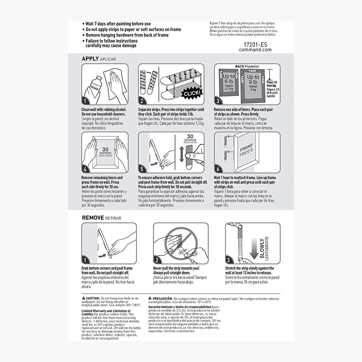 3M Command Medium Picture Hanging Strip - Set of 3-household-walldecorandmirrors-wallaccessories-image-4