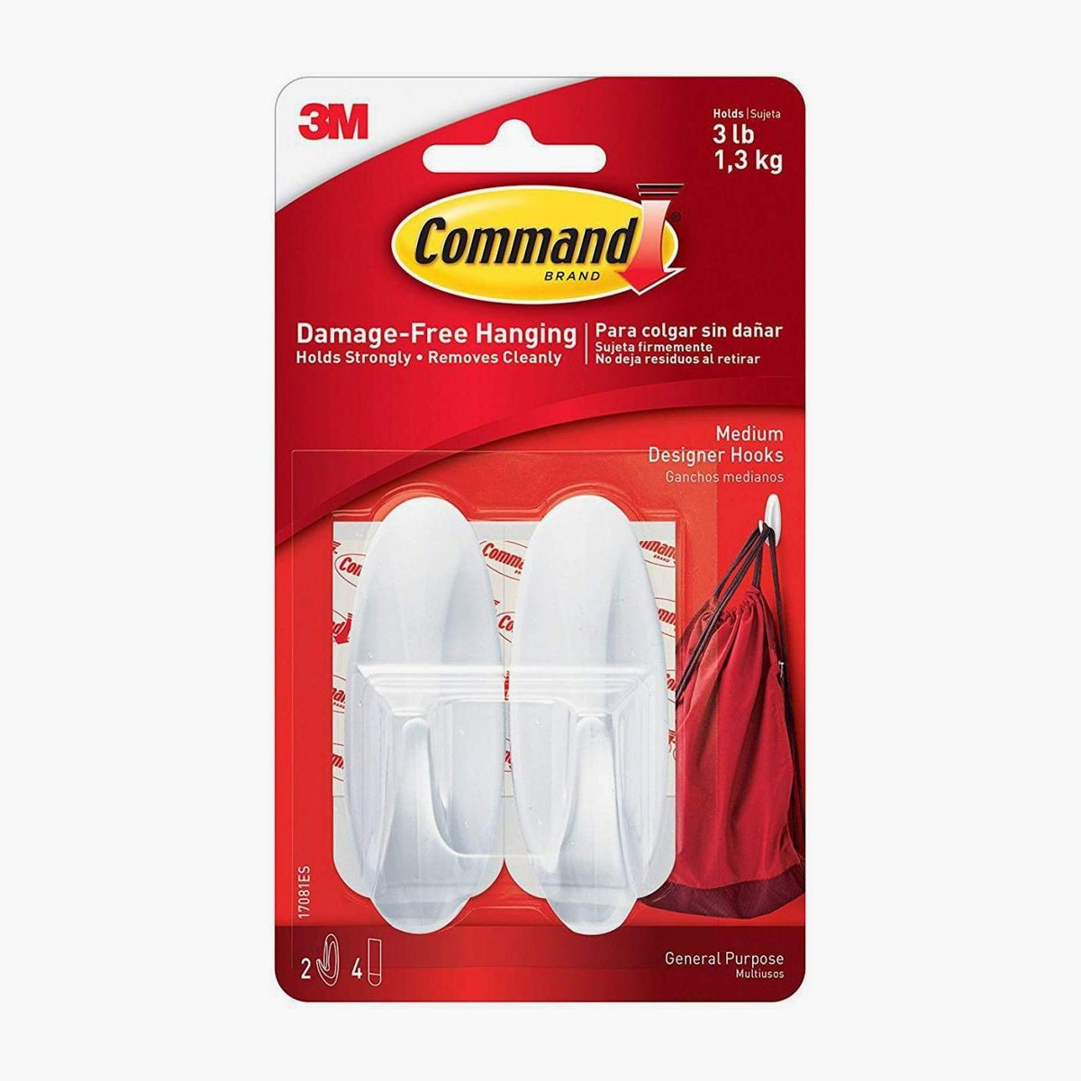 3M Command Medium Designer Hook - Set of 2-household-walldecorandmirrors-wallaccessories-image-1
