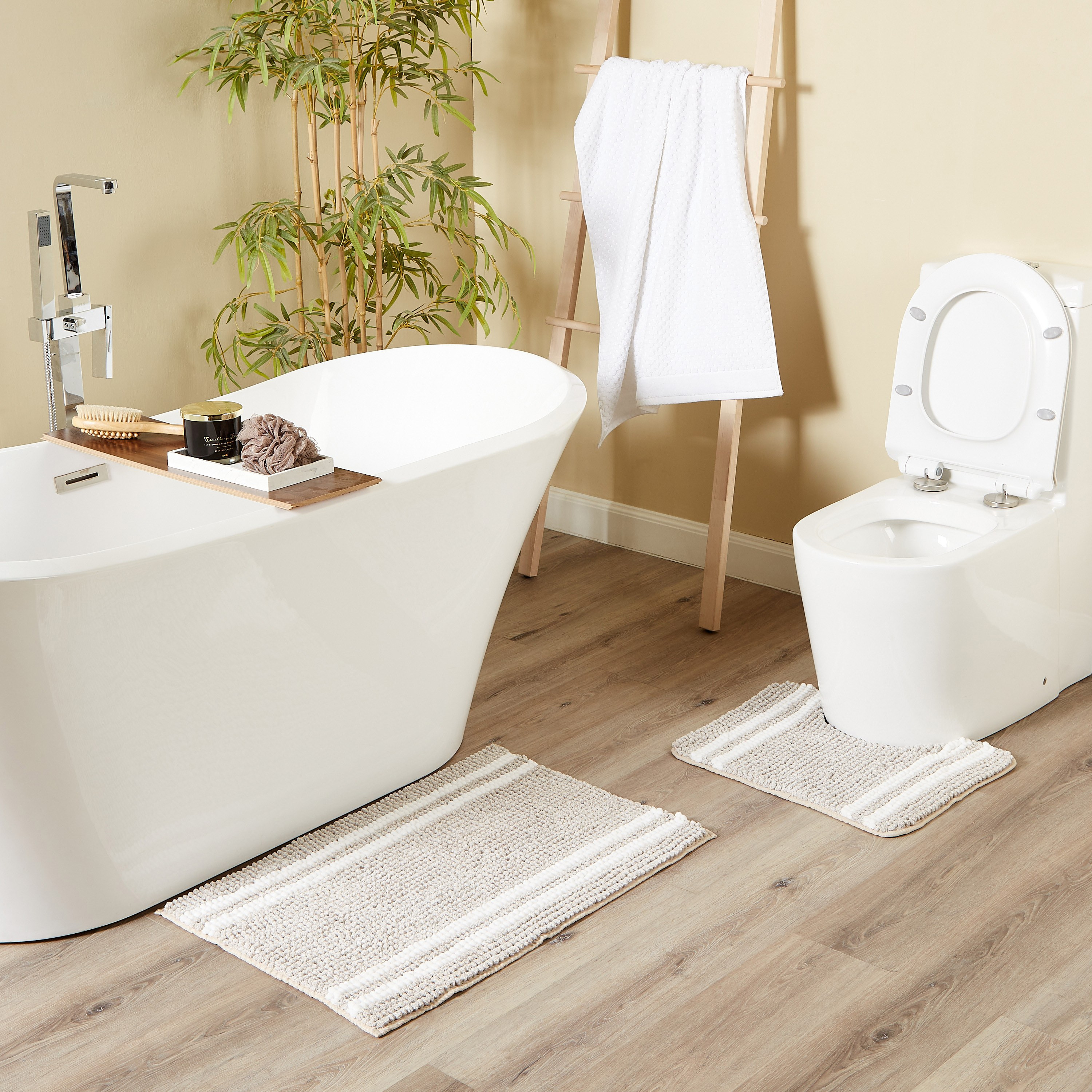 Quickdry Loops 2-Piece Bath Mat Set-household-bathandlaundry-bathlinen-bathmatsandtubmats-image-1
