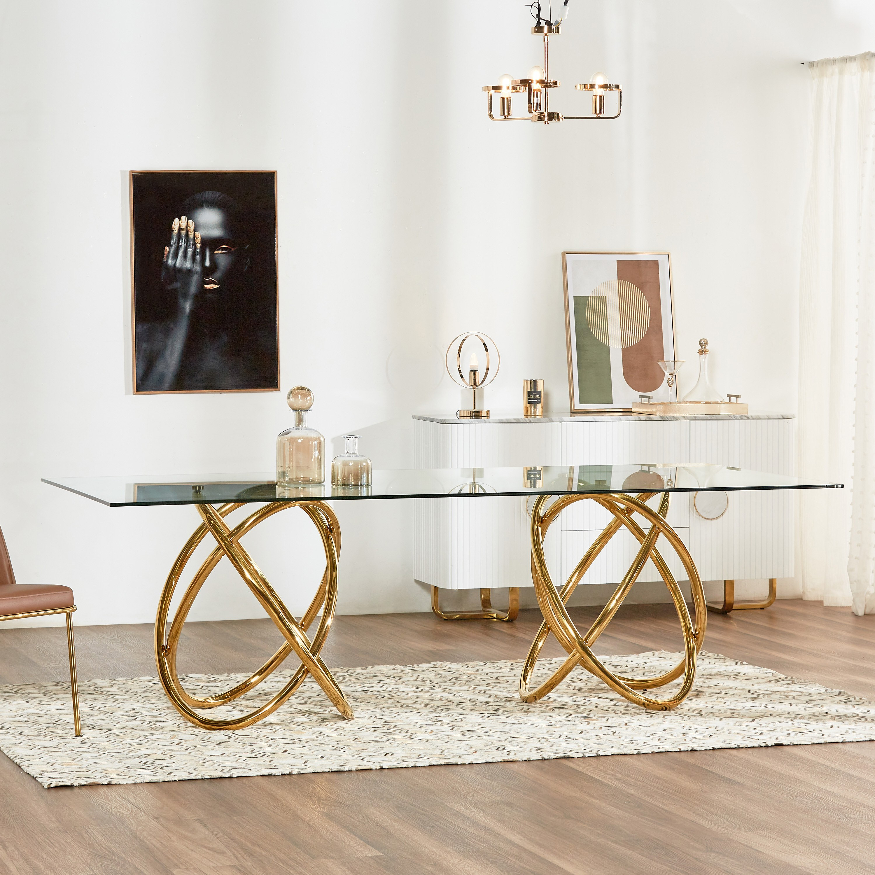 Glass dining online table online