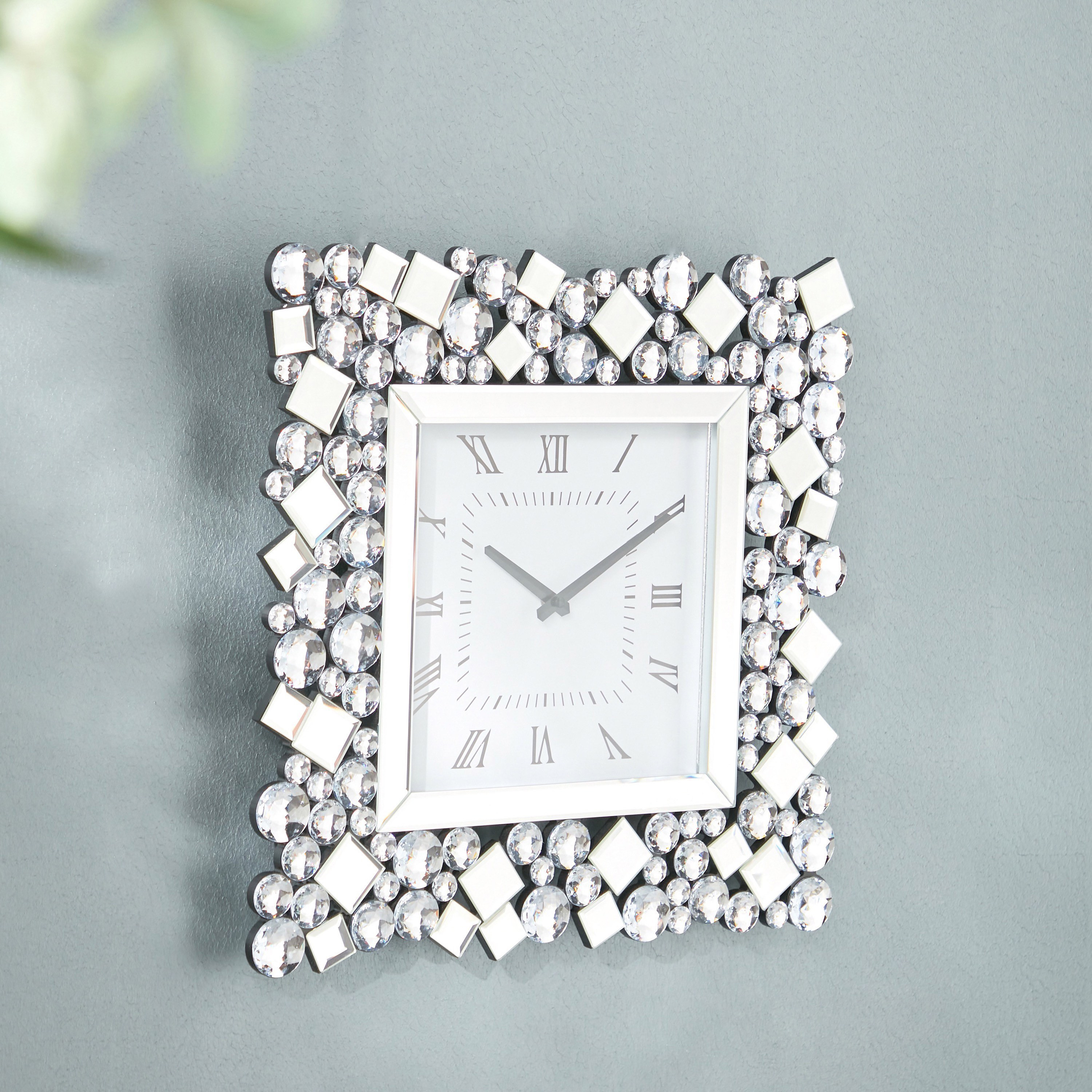 Frimley Glass Wall Clock-household-walldecorandmirrors-clocks-image-2