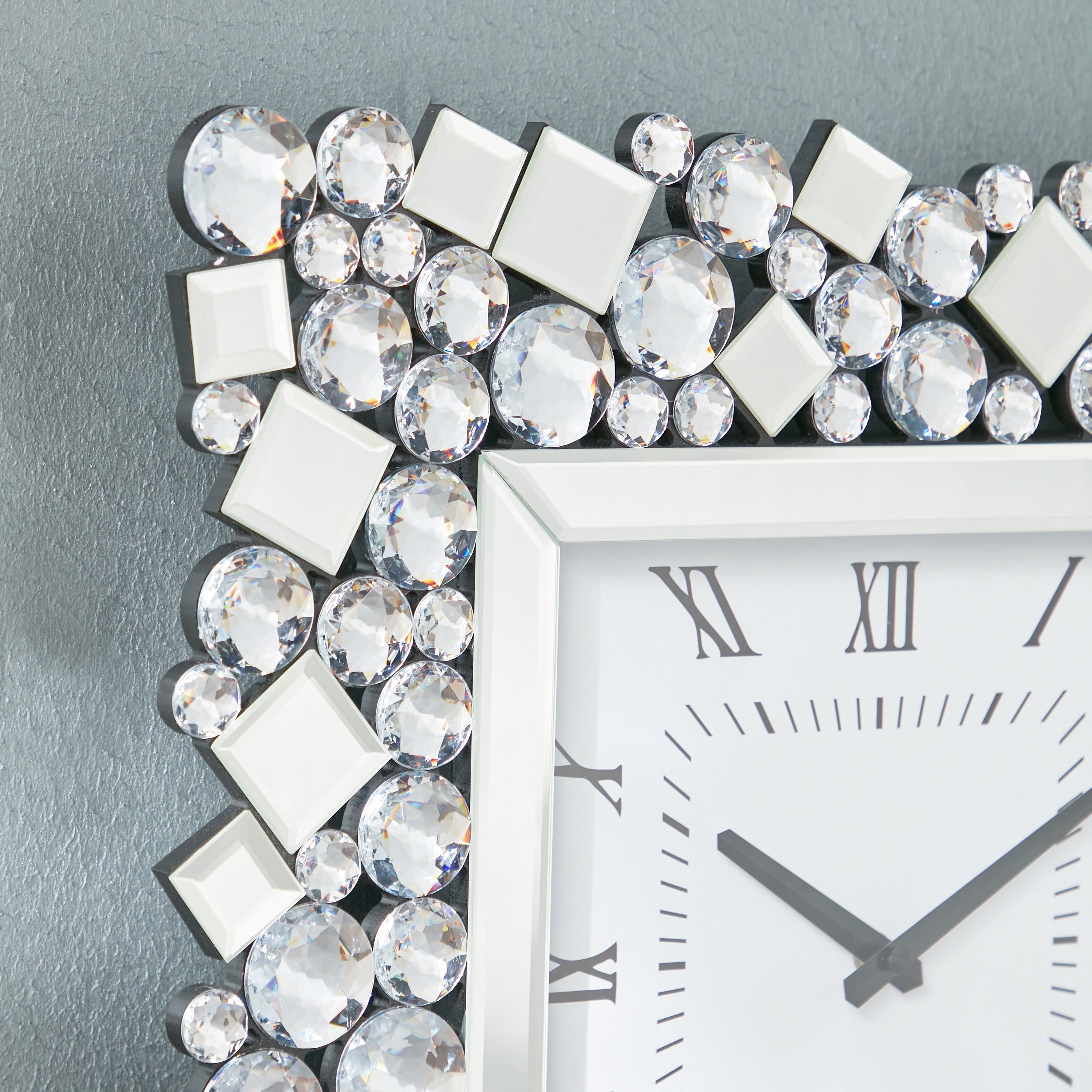 Frimley Glass Wall Clock-household-walldecorandmirrors-clocks-image-3