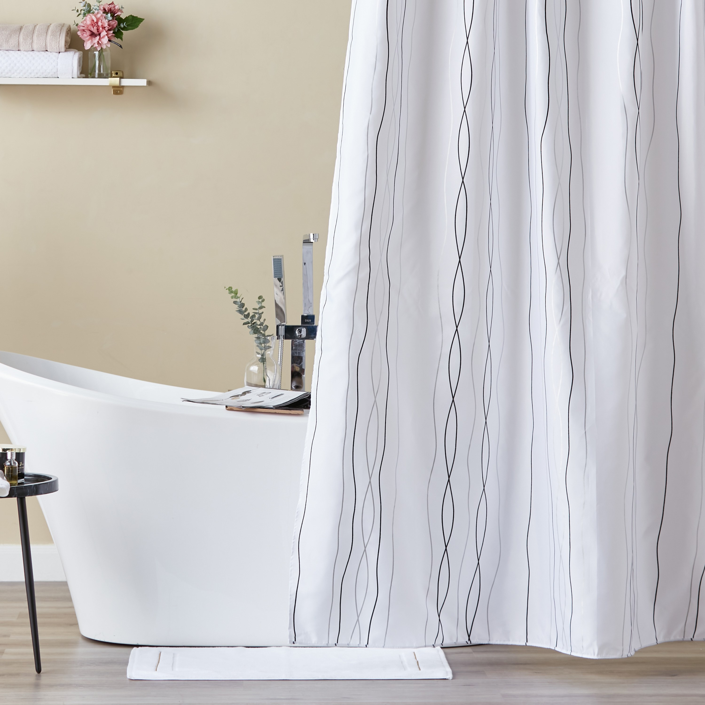 Willow Shower Curtain - 180x180 cm-household-bathandlaundry-shower-showercurtainandliners-image-1