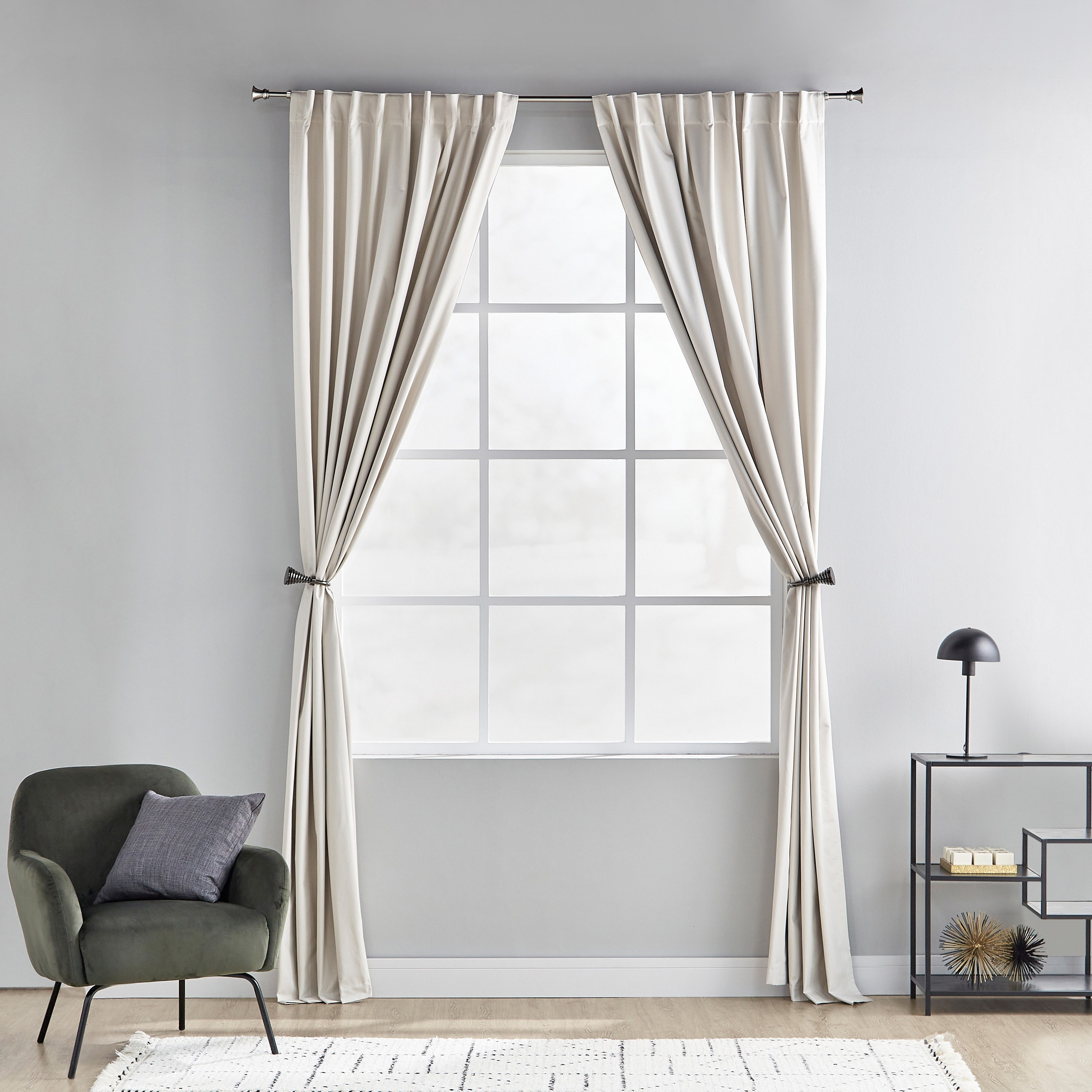 Shop Stella Coated 2-Piece Blackout Curtain Set - 140x300 cm 