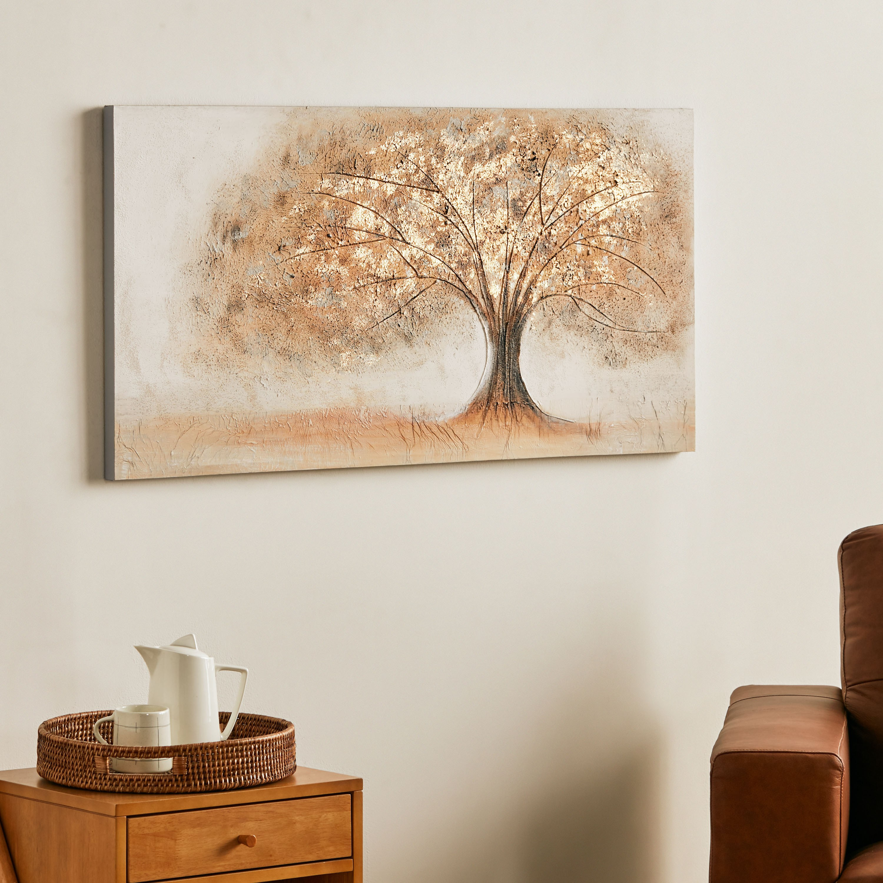 Tree of Life Landscape Handpainted Canvas Wall Art-household-walldecorandmirrors-wallart-image-2