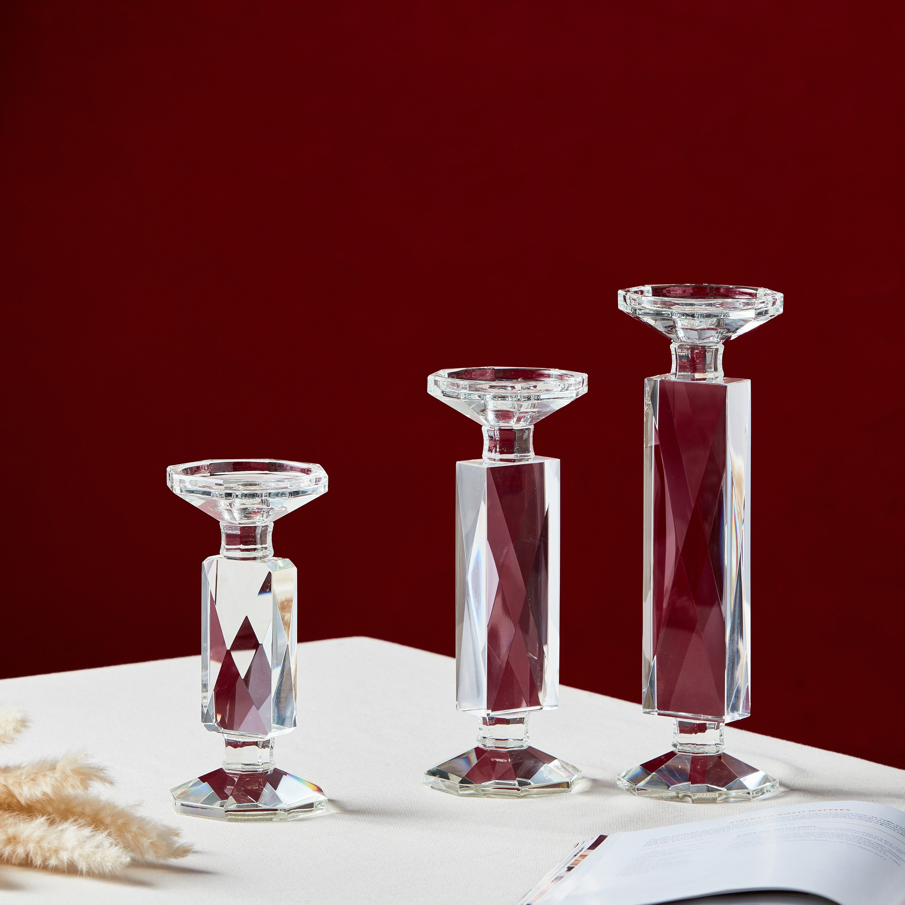 Arienne Pillar Candleholder-household-decor-candleholdersandlanterns-image-2