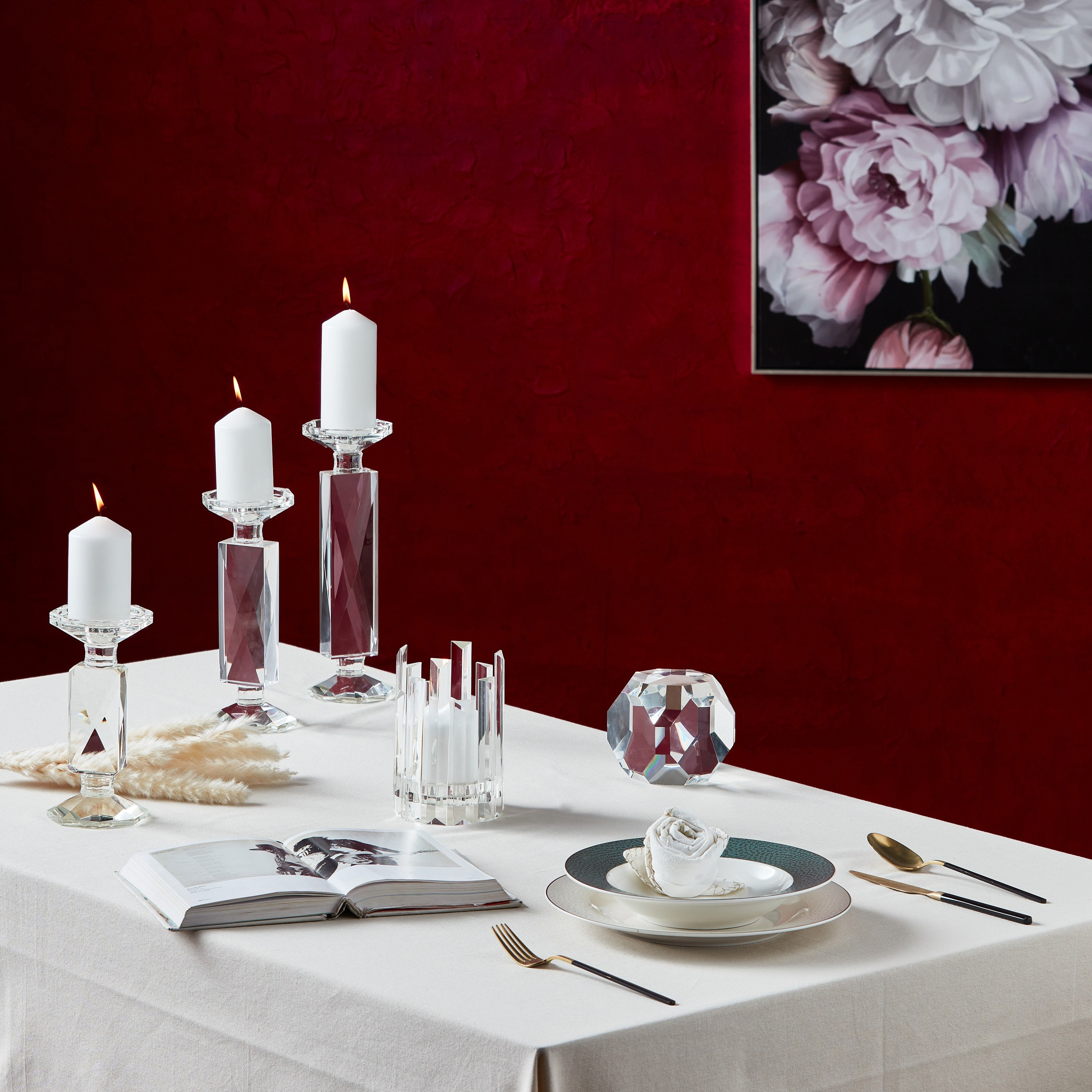 Arienne Pillar Candleholder-household-decor-candleholdersandlanterns-image-4