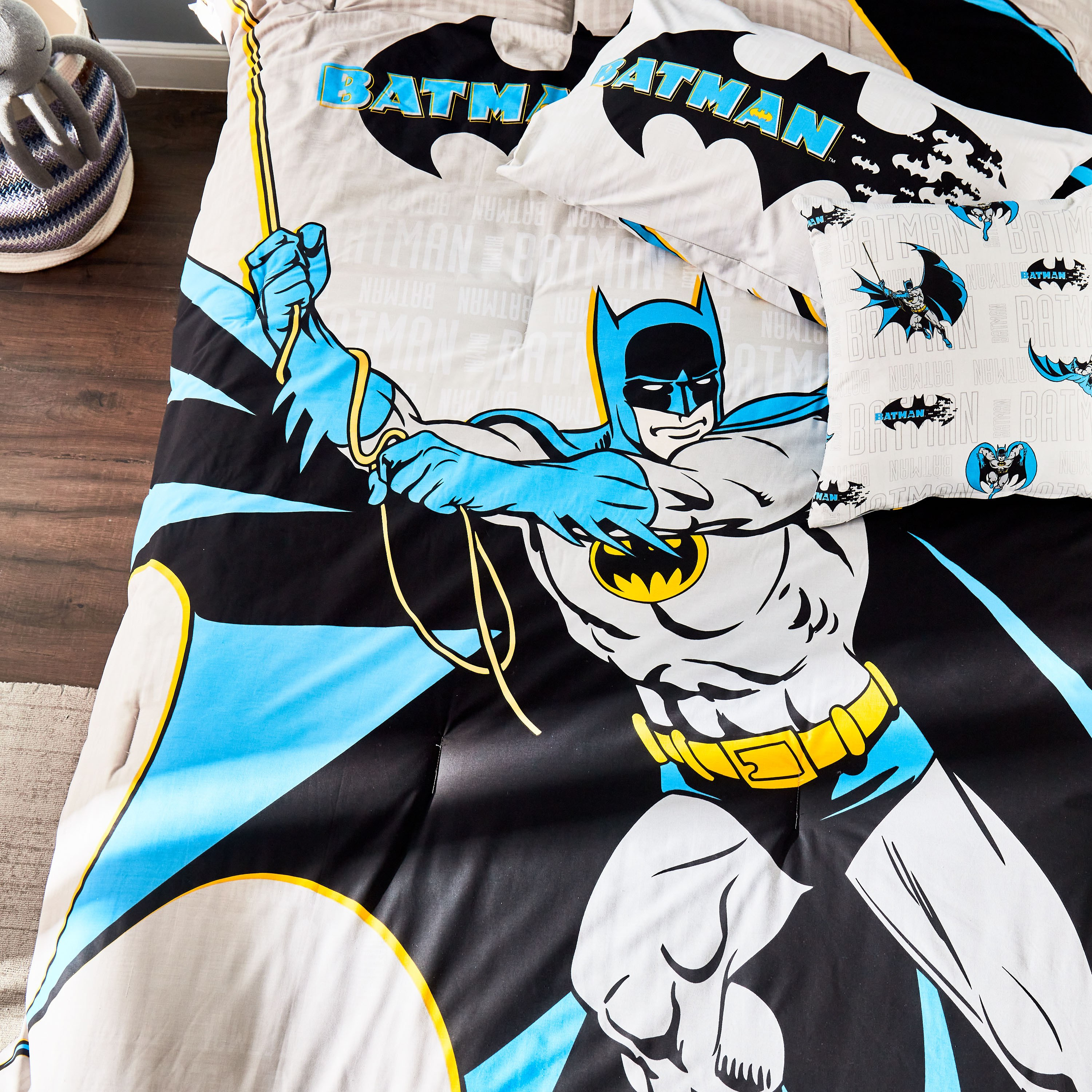 Queen size batman comforter set best sale