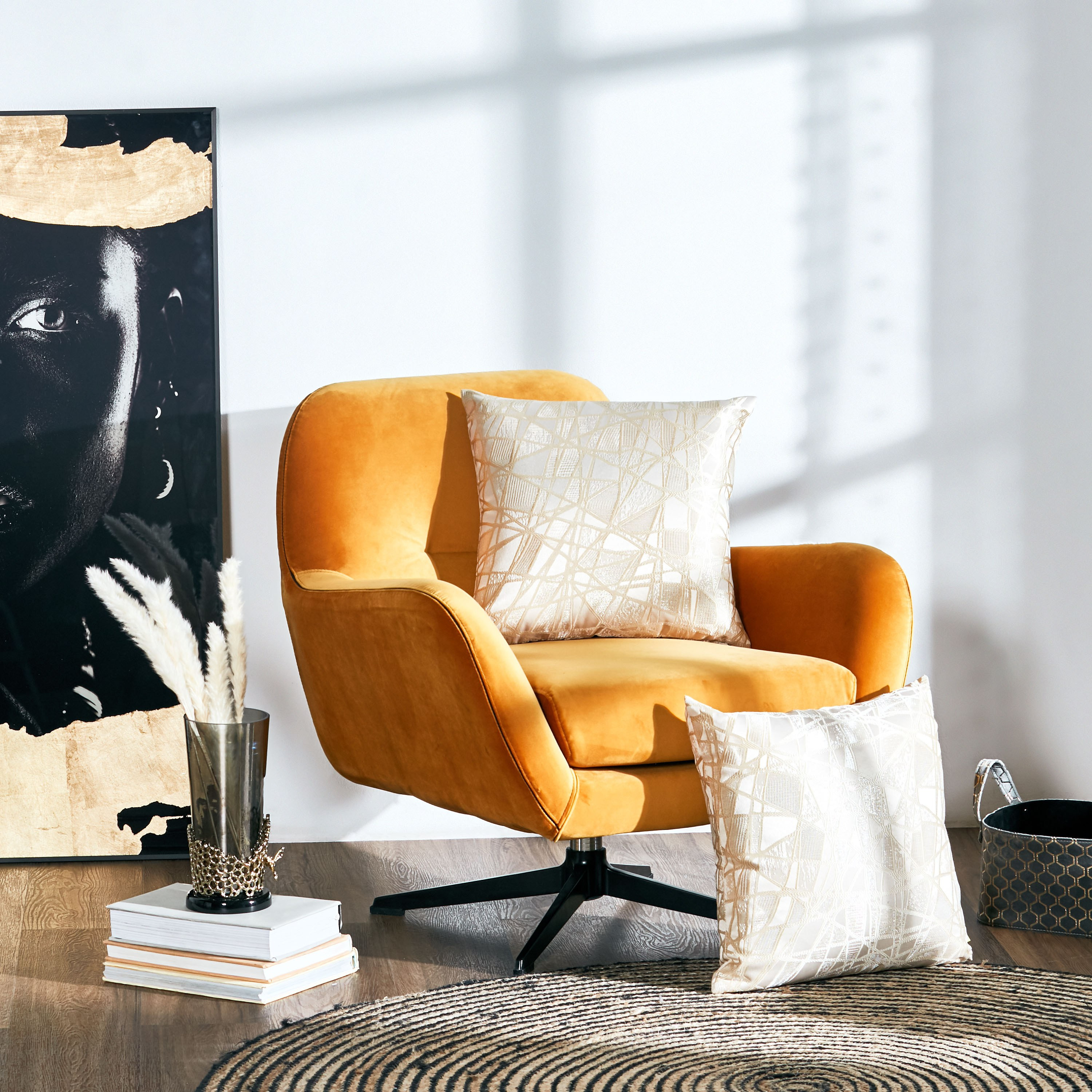 Stardust 2-Piece Filled Cushion Set - 45x45 cm-household-cushionsandthrows-filledcushions-decorativecushions-image-4