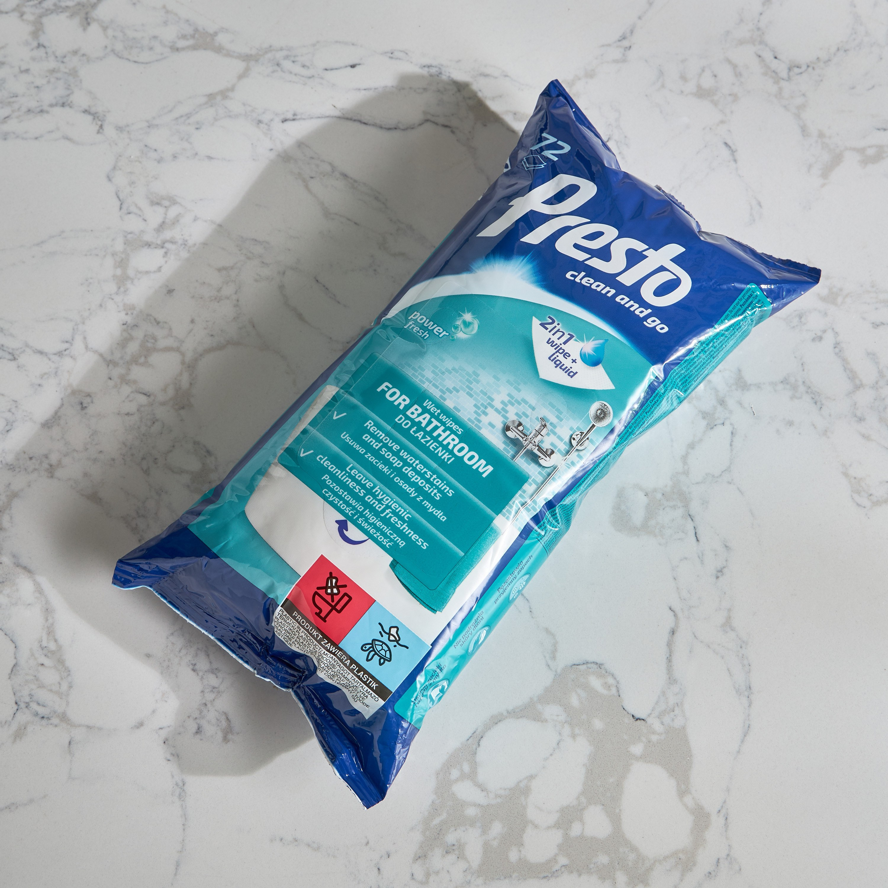Presto Household 72-Piece Bathroom Wet Wipes Set