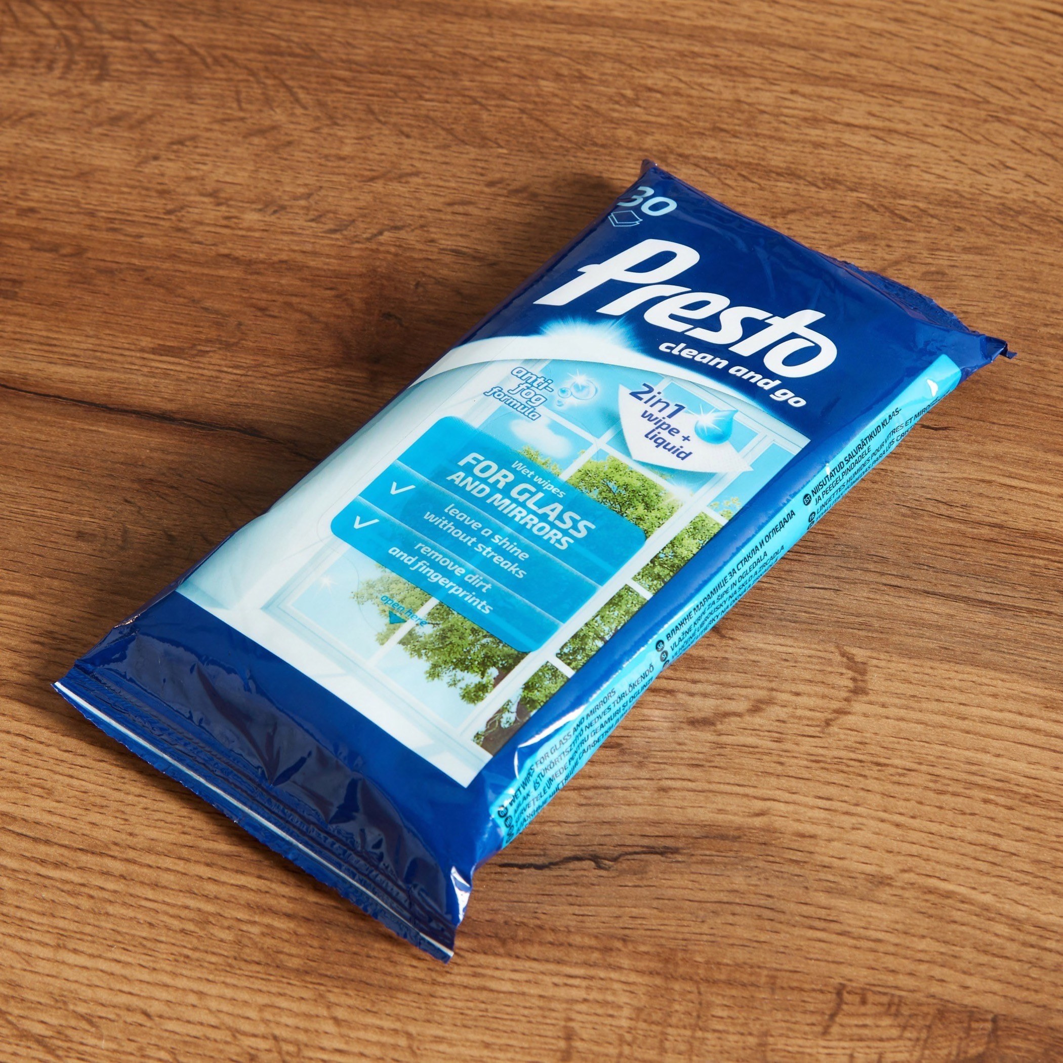 Presto 30-Pieces Household Wet Wipes Glass and Mirrors-household-generalaccessories-hygieneessentials-image-1