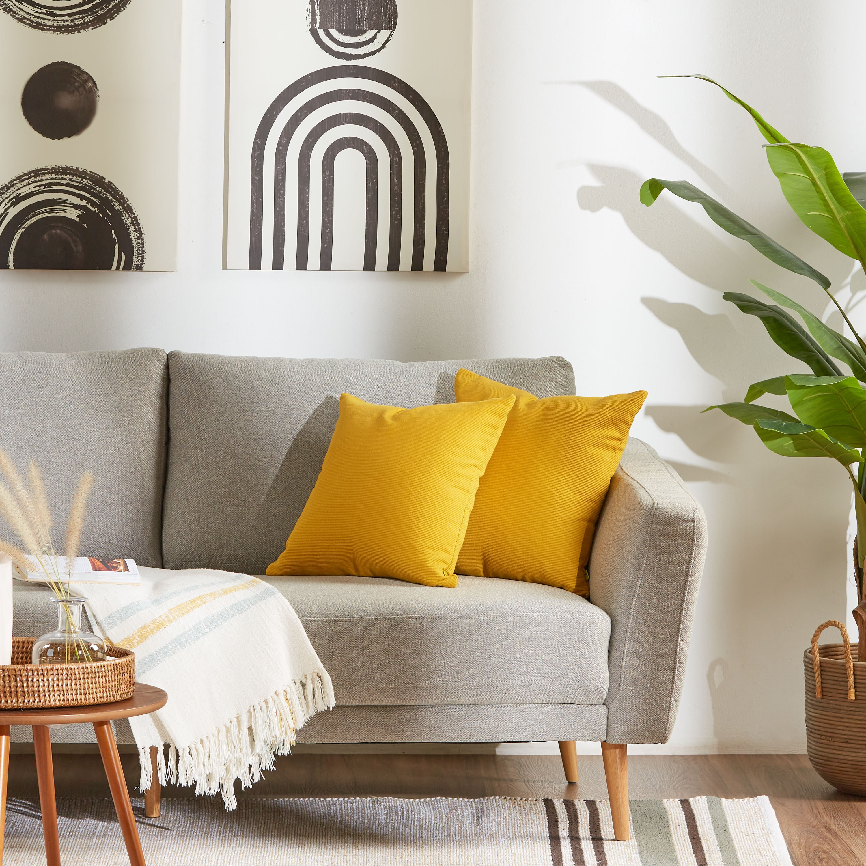 Pin Rib 2-Piece Cushion Cover Set - 45x45 cm-household-cushionsandthrows-cushioncovers-image-4