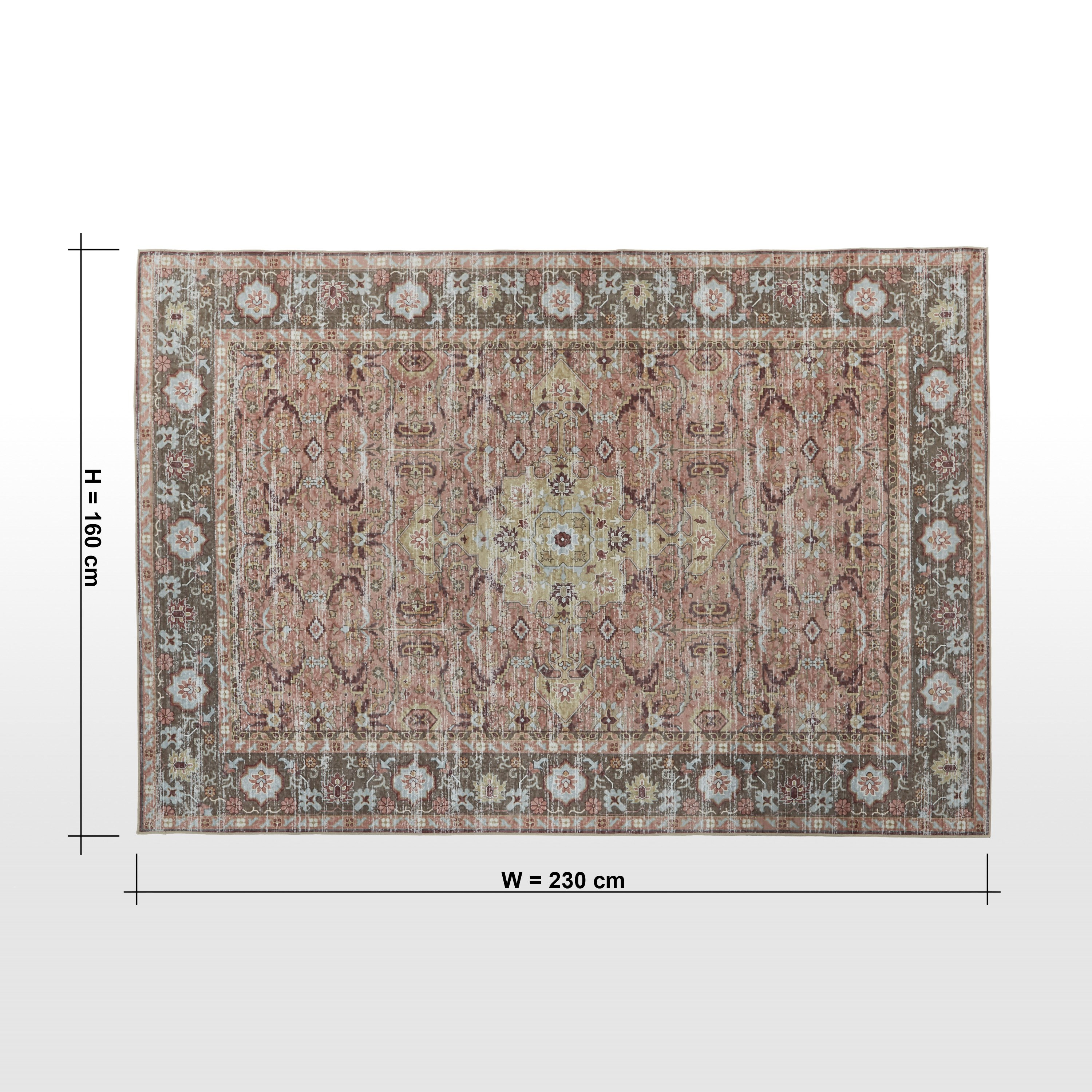 Suzzani Chenille Rug - 160x230 cm-household-rugsandcarpets-rugs-image-4
