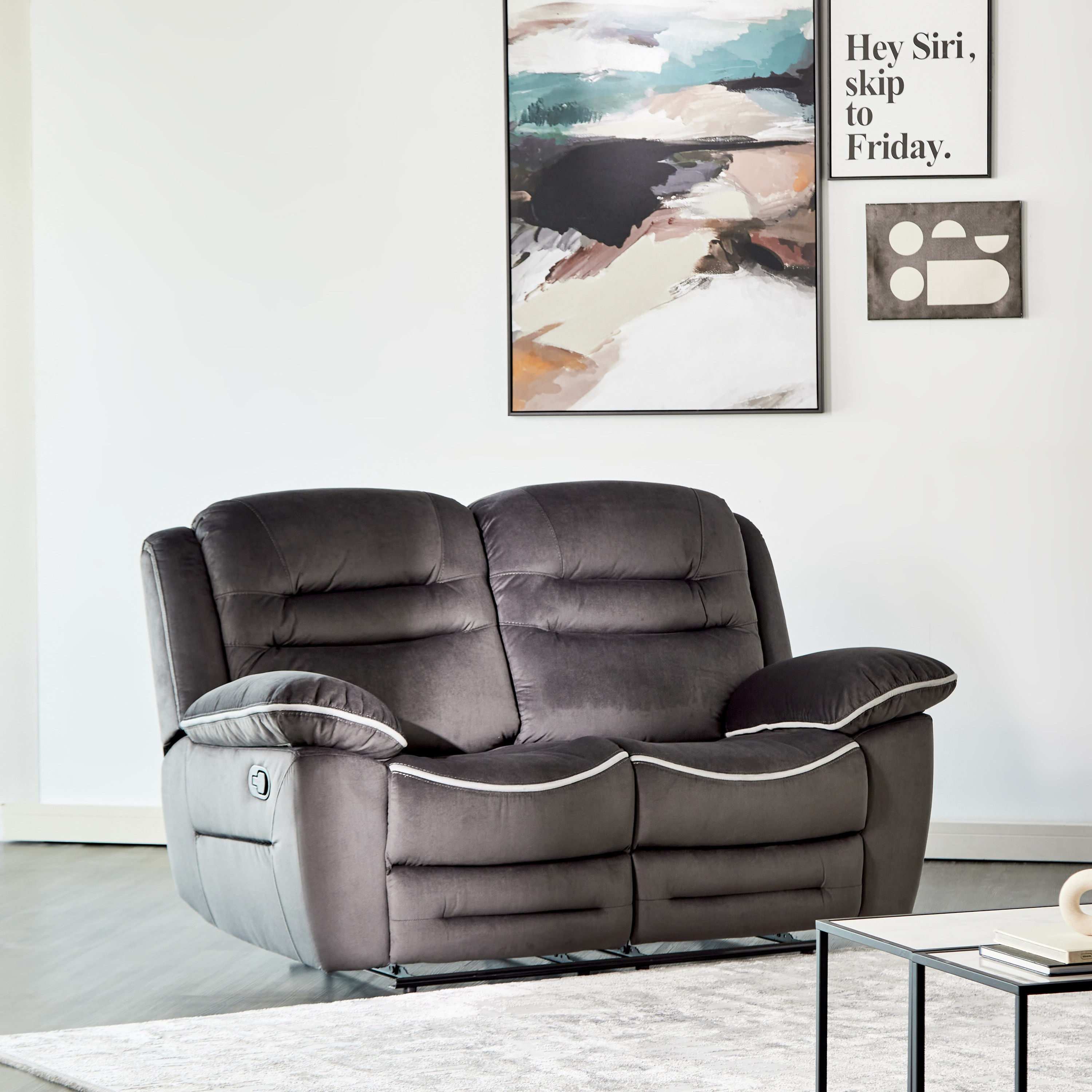 Home centre deals recliner sofa set