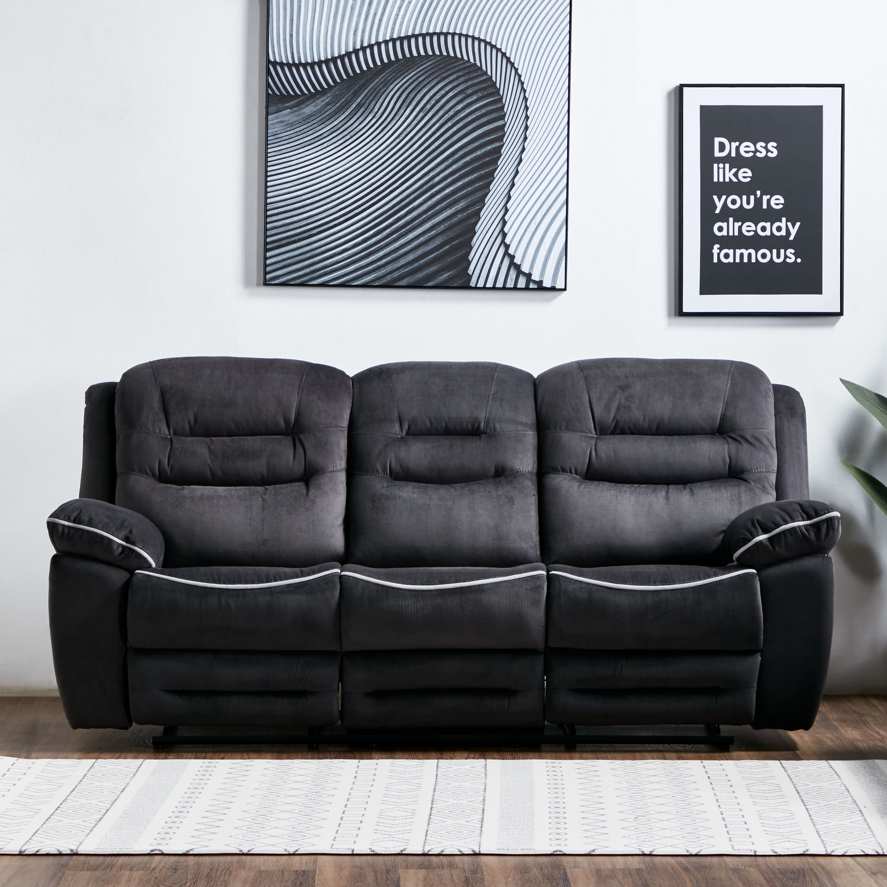 Home centre store recliner sofa