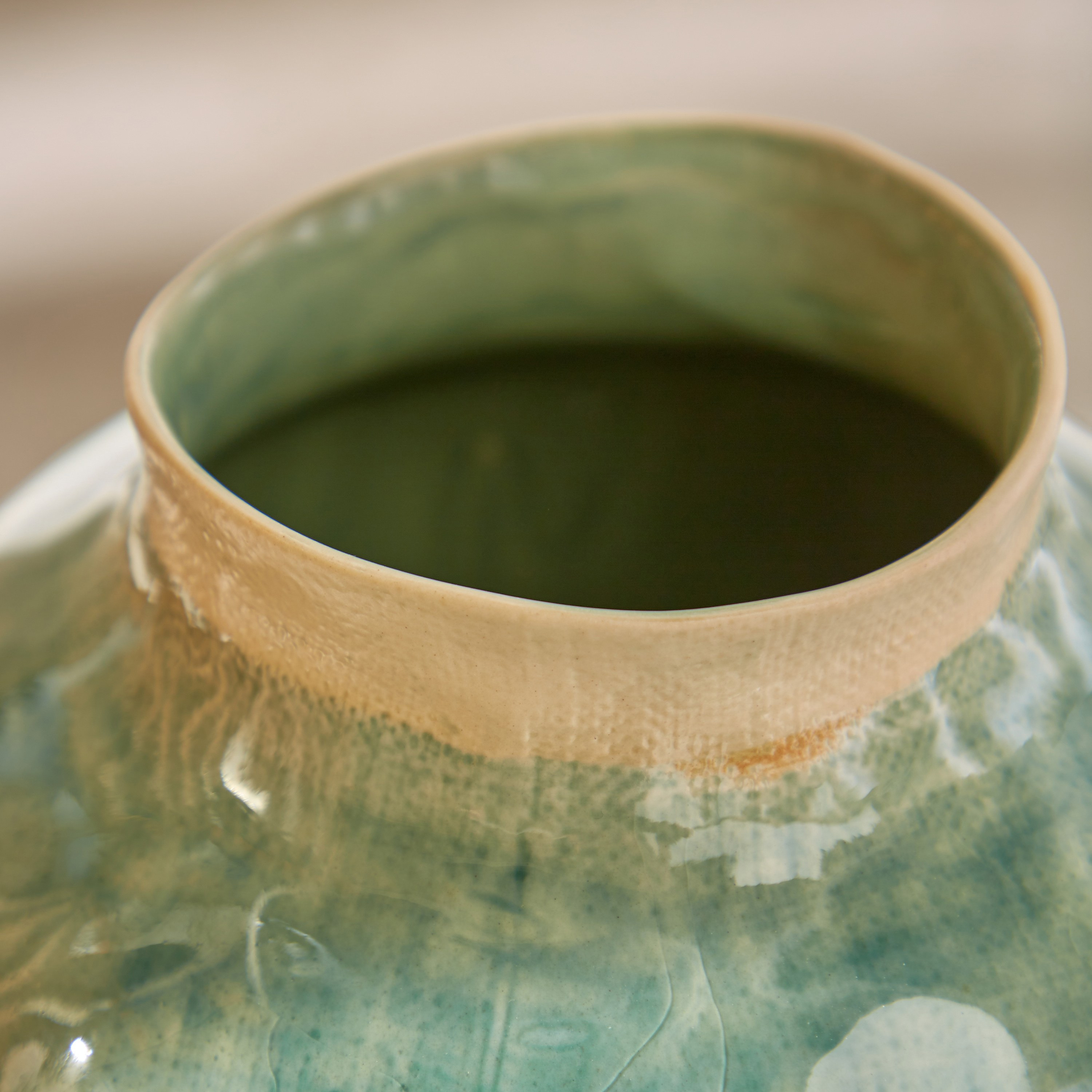 Sapphire Classic Ceramic Vase - 31 cm-household-decor-vasesandbowls-image-3
