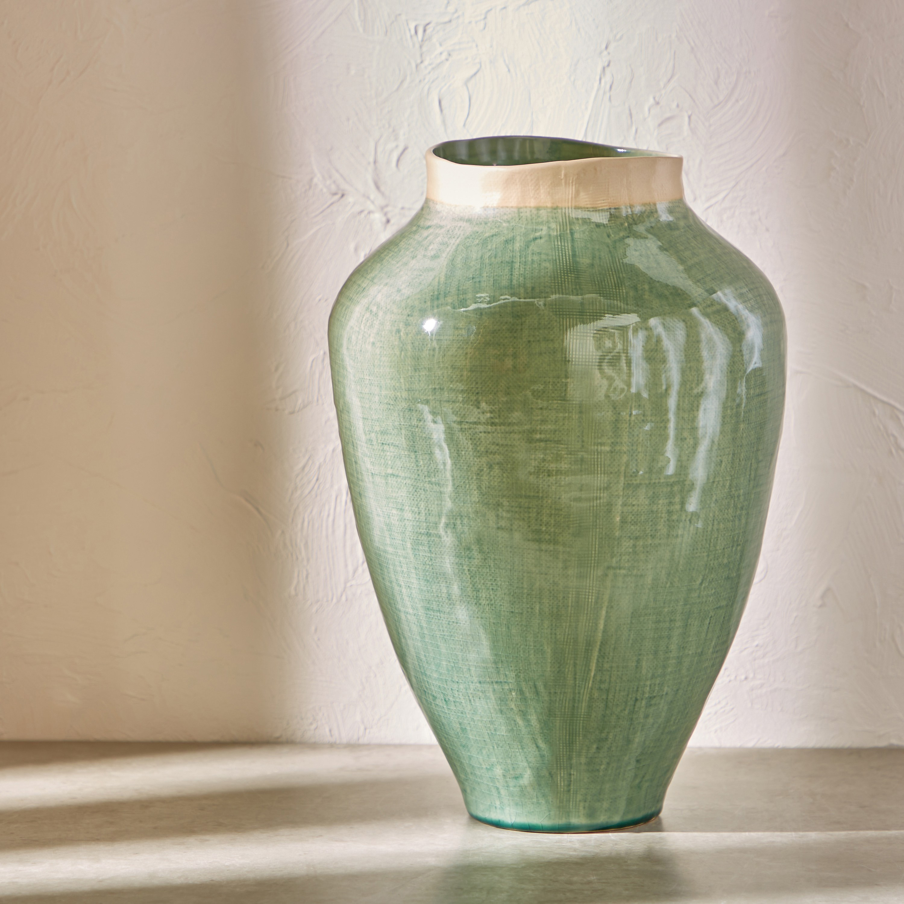 Sapphire Classic Ceramic Vase - 41 cm-household-decor-vasesandbowls-image-2